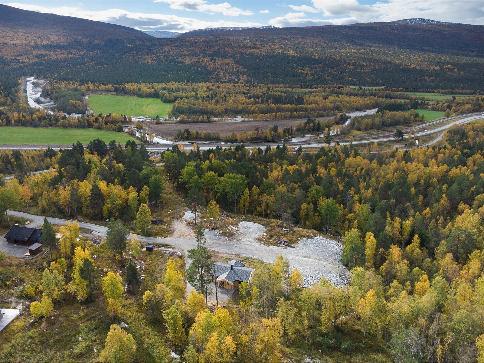 Dronebilde nærområdet Galleribilde