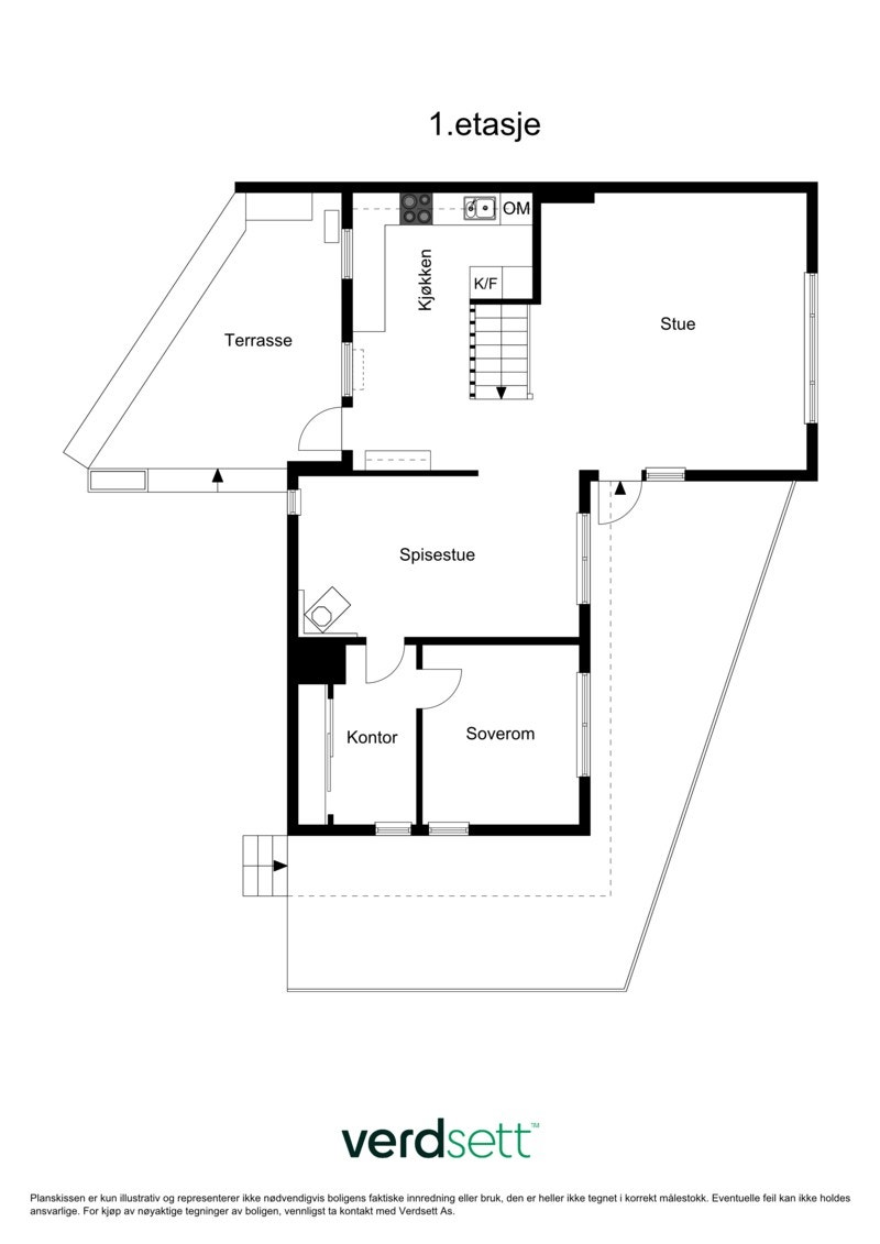 Plantegning 2D - 2. etasje Galleribilde