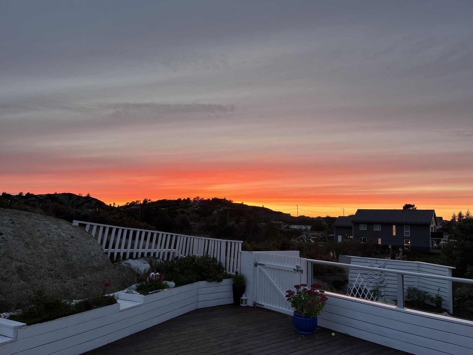 Selgers bilde fra terrassen. Galleribilde