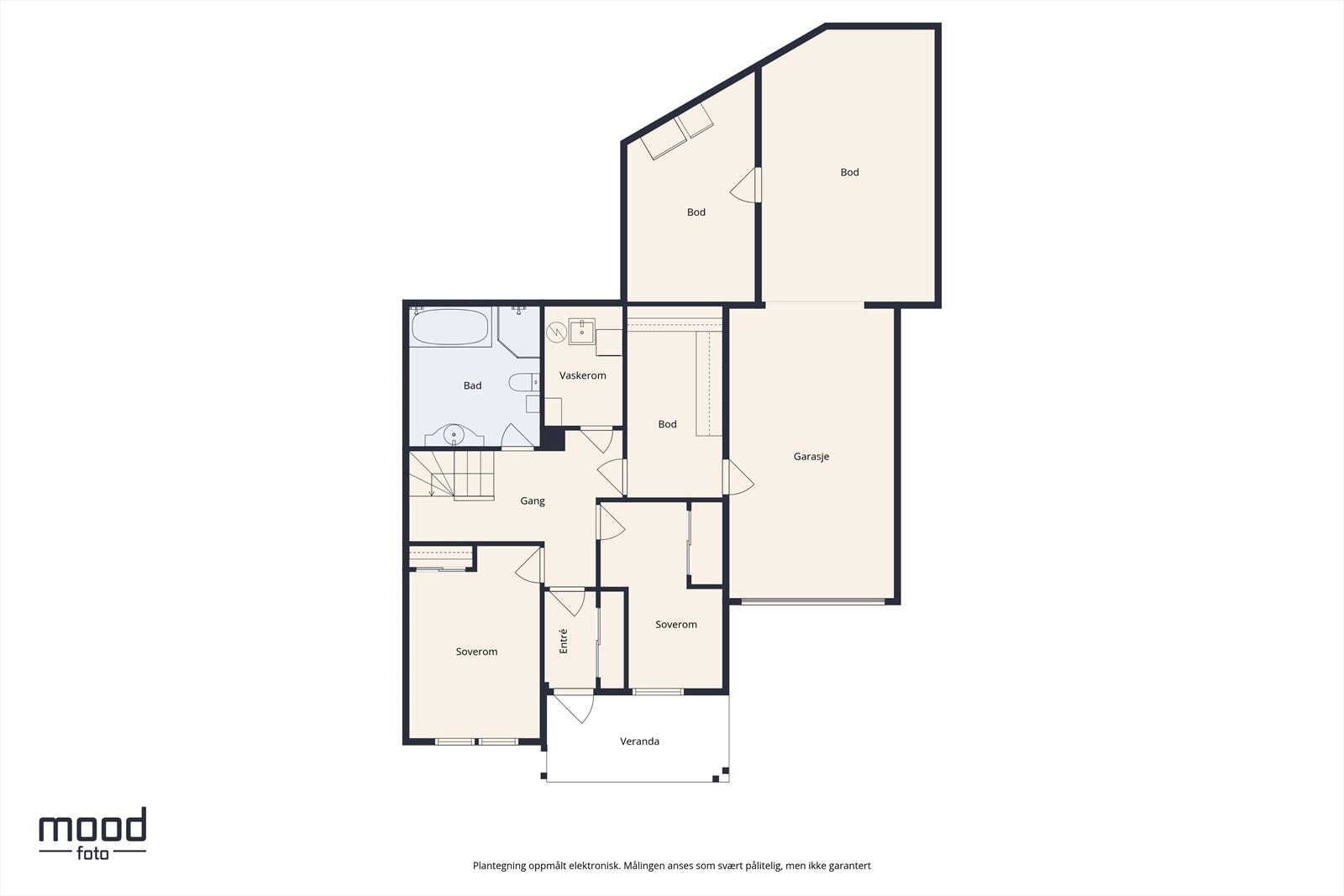 Plantegning underetasje Galleribilde