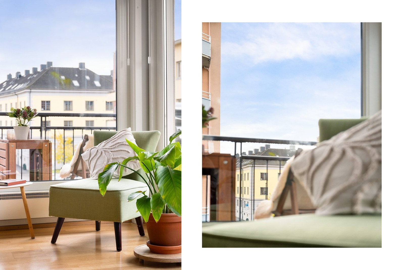 Store deler av boligen har smartbelysning, hvorav Philips Hue Hub medfølger salget. Galleribilde