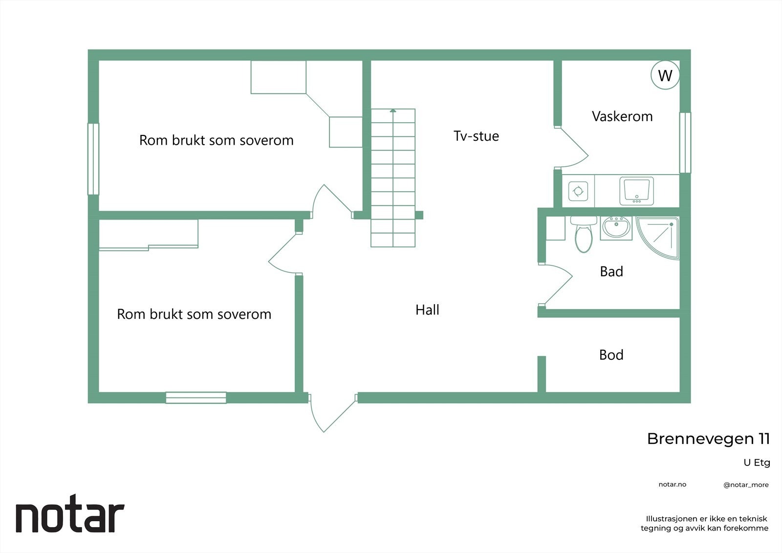 Brennevegen 11 - U Etg.jpg Galleribilde
