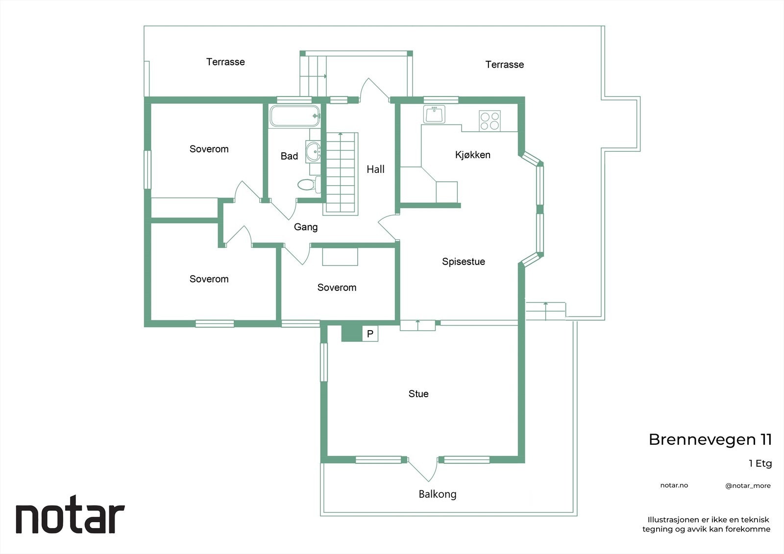 Brennevegen 11 - 1 Etg.jpg Galleribilde