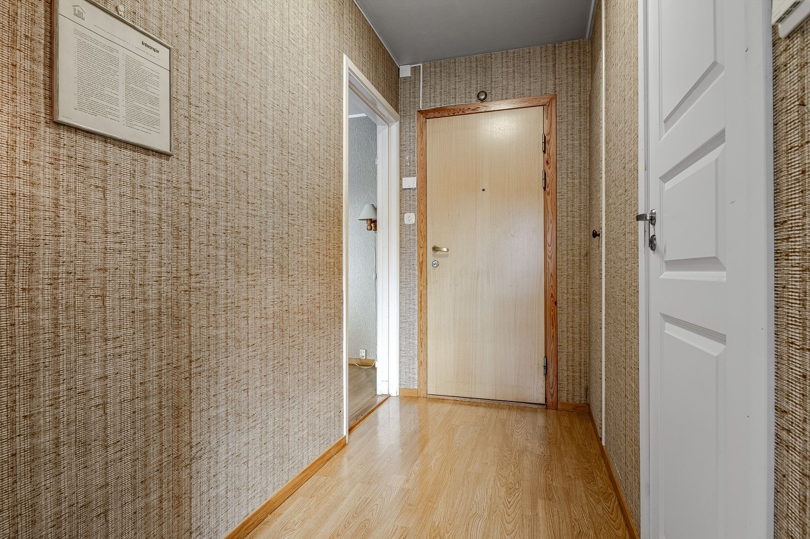 Gang med kott. Ny dørtelefon. Galleribilde