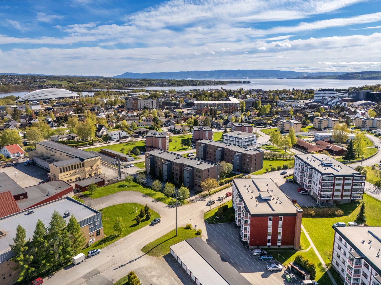 Dronefoto Galleribilde