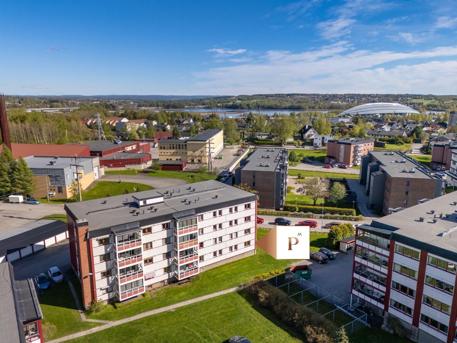 Dronefoto Galleribilde