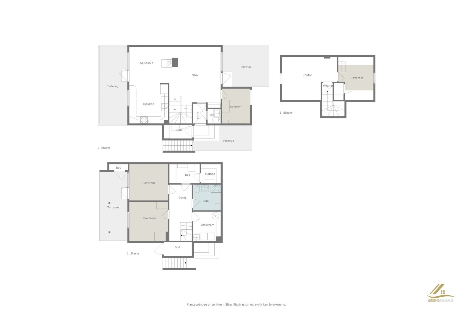 Plantegning Galleribilde