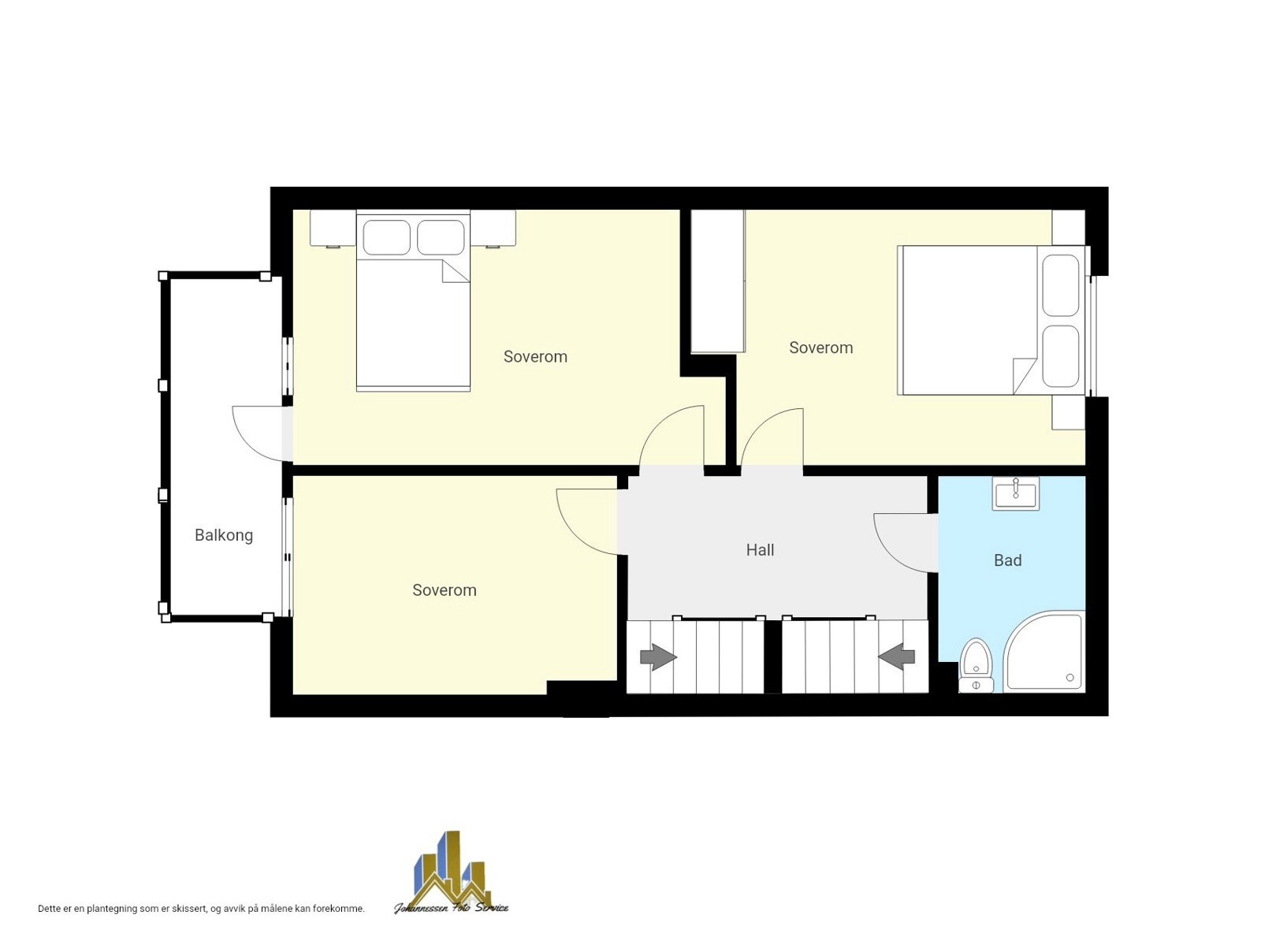 Plantegning 2. etasje. Galleribilde