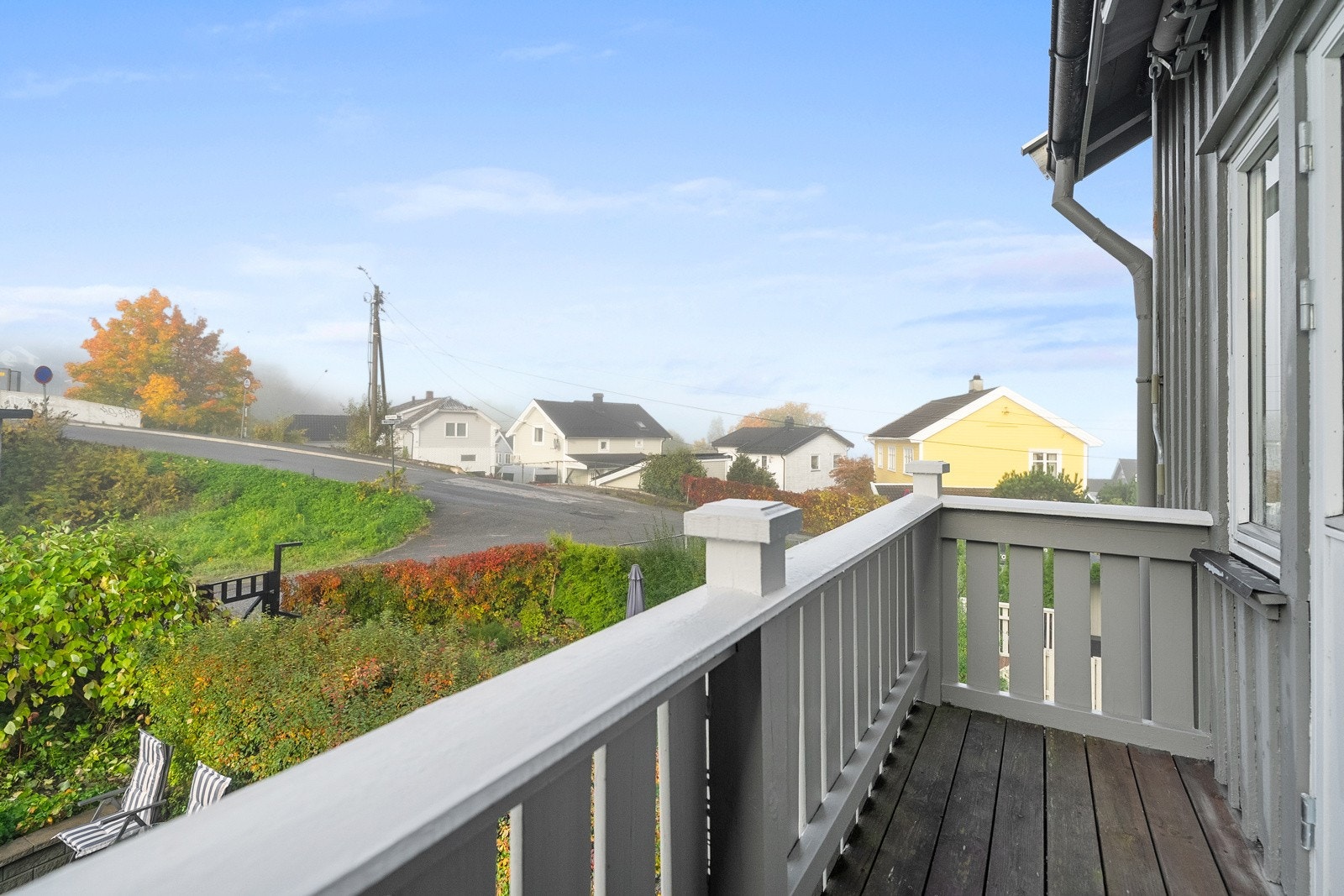 Sydvestvendt balkong. Galleribilde