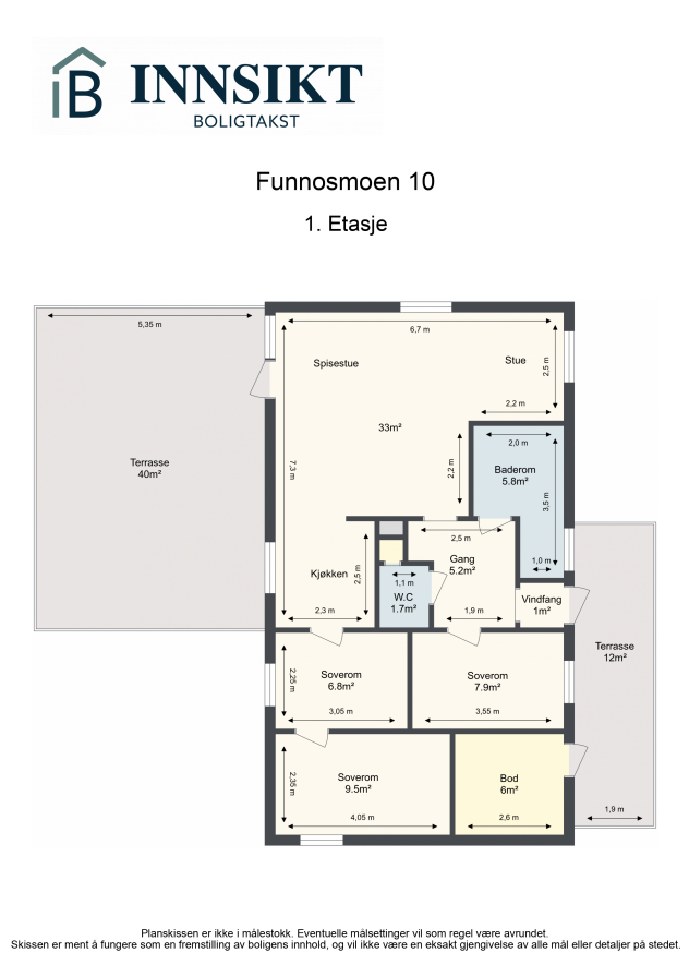 Planskisse. Galleribilde