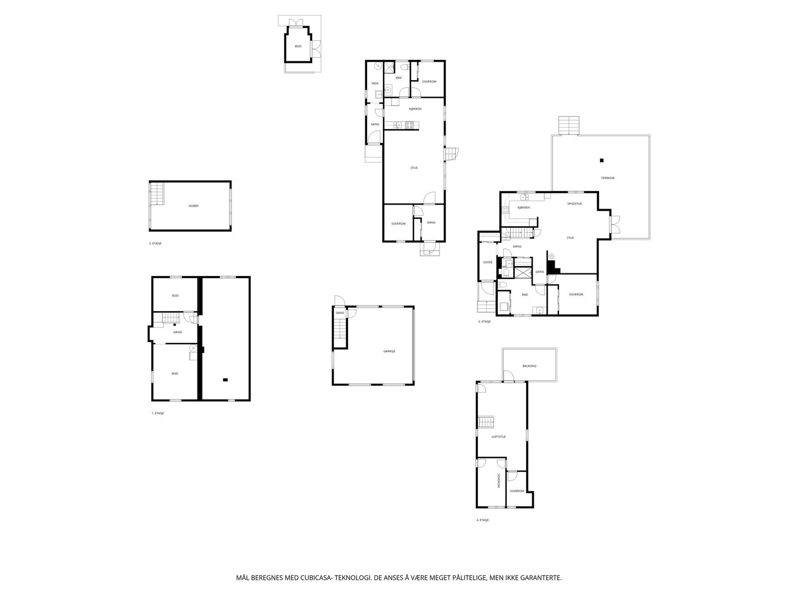 Plantegning Galleribilde