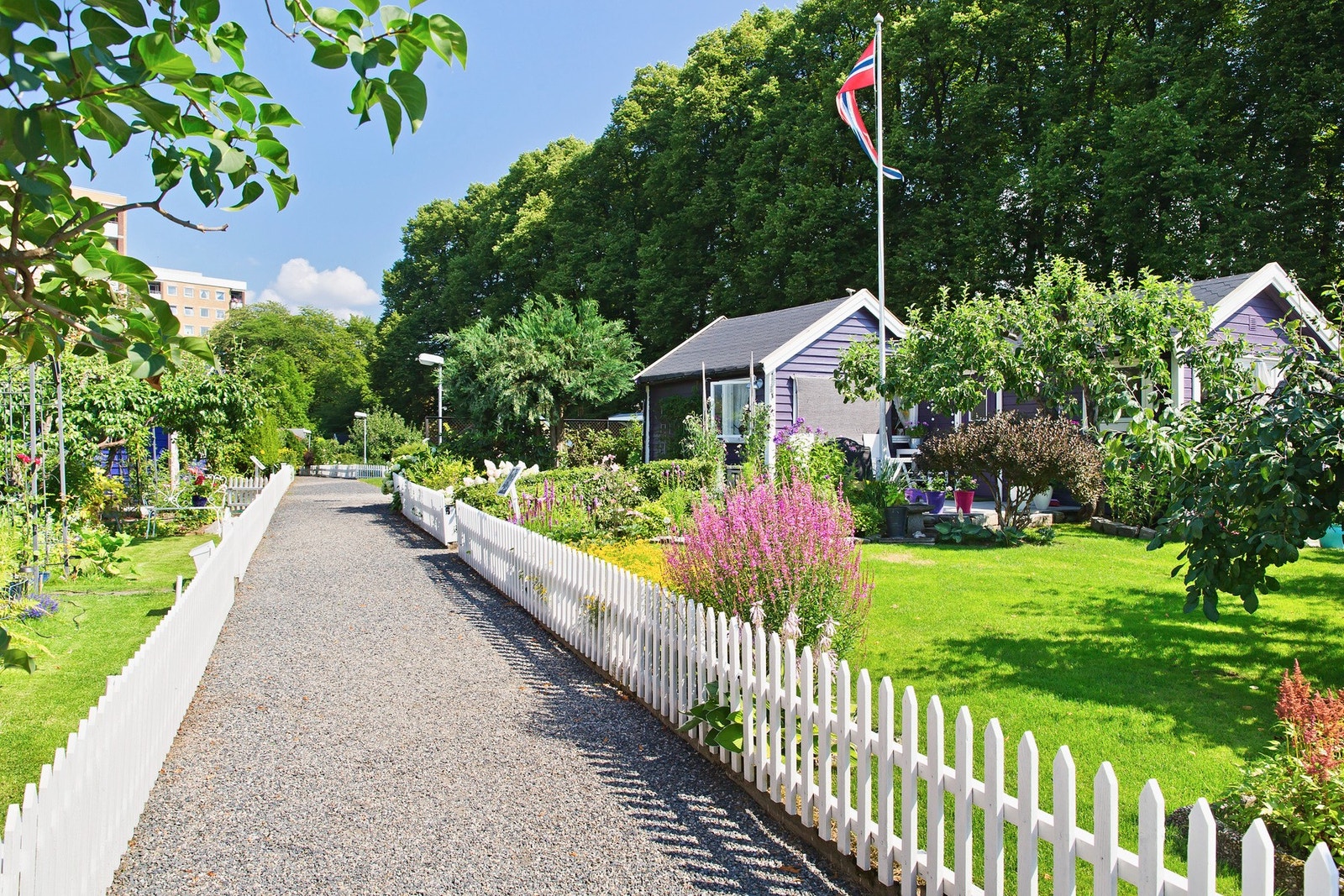 Hjemmets kolonihager ligger også et lite kvartal unna. Noen som husker Portveien 2? Galleribilde