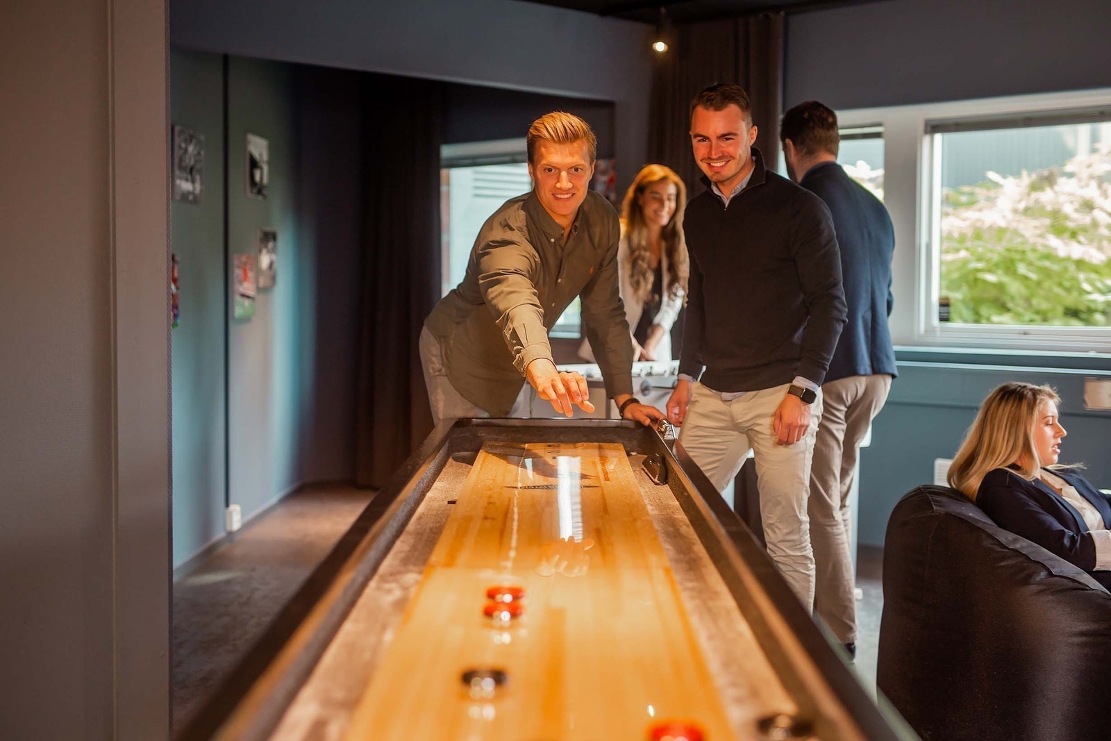 Vi har flotte fellesarealer og sosiale soner som legger opp til nettverksbygging Galleribilde