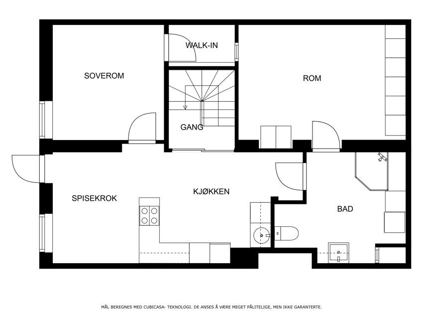 Plantegning i sokkeletasje Galleribilde