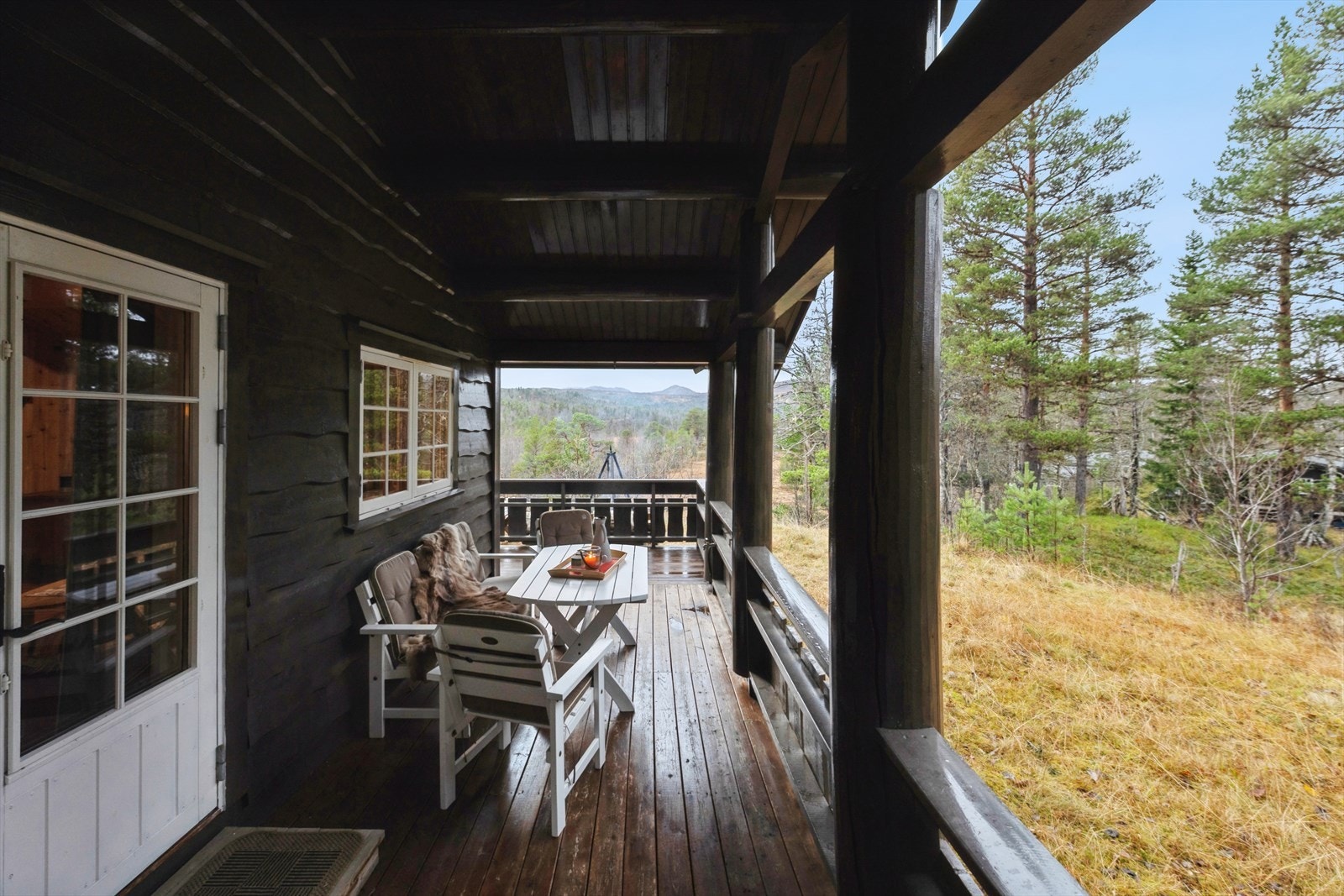 Takoverbygd terrasse Galleribilde