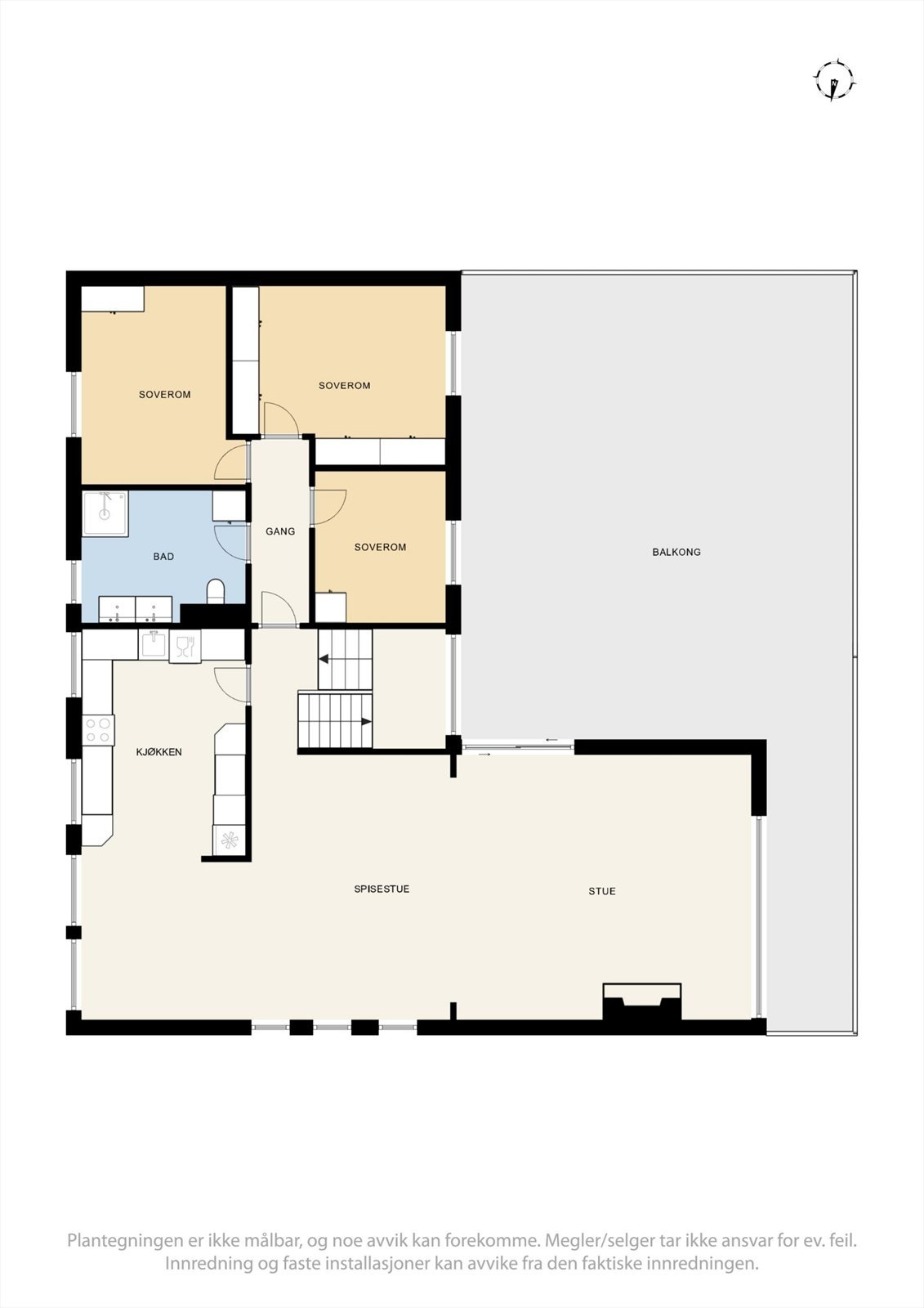 Plantegning 1.etasje. Galleribilde