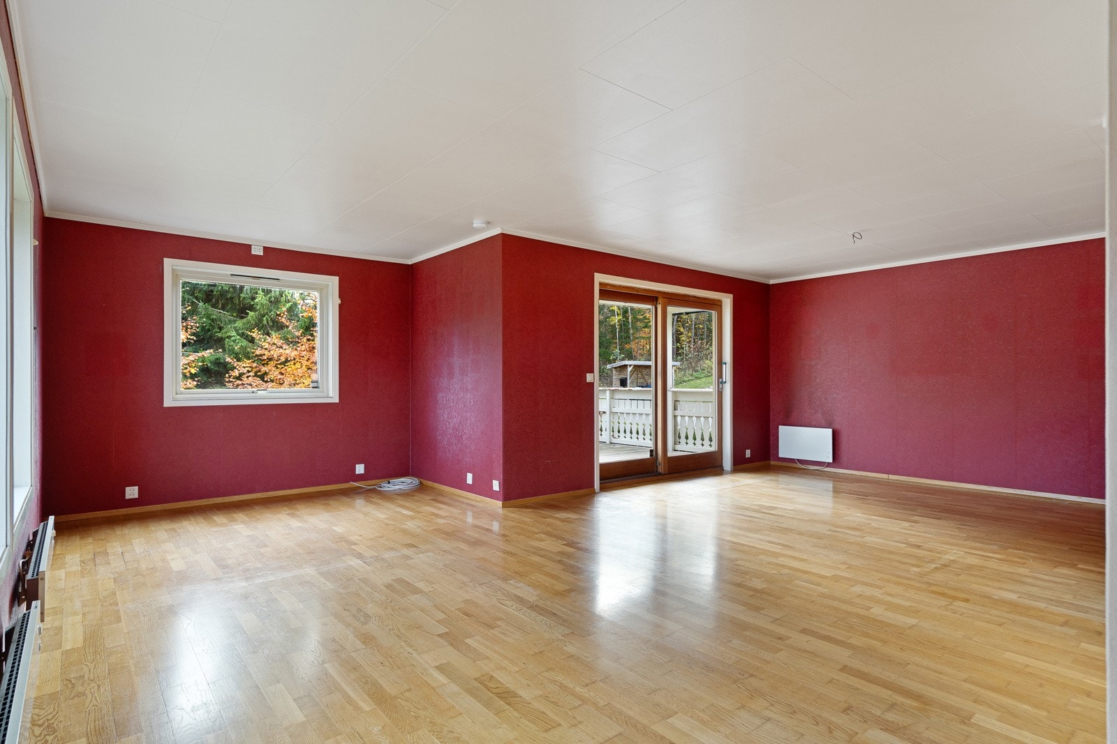 Stue med utgang til terrasse Galleribilde