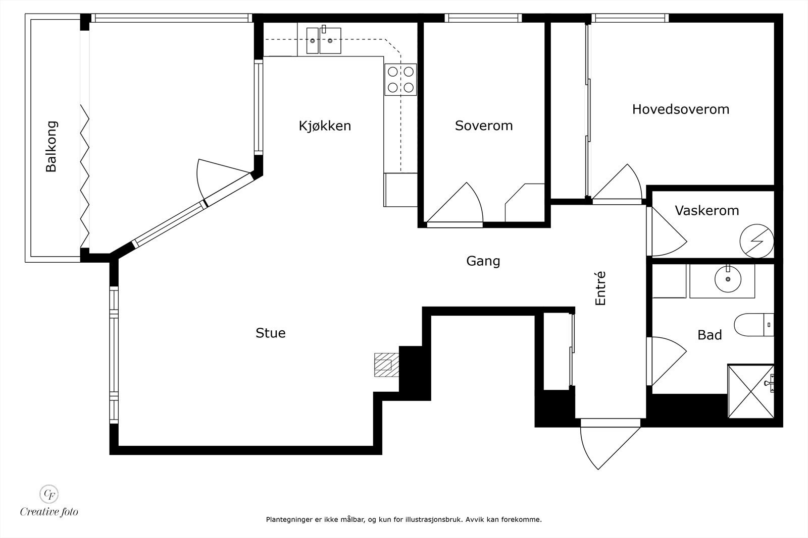 Plantegning Galleribilde