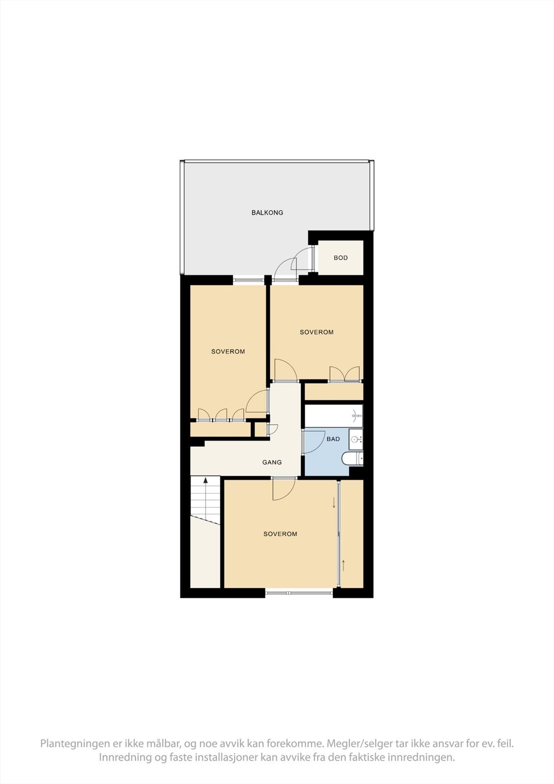 Plantegning for 2. etasje. Galleribilde