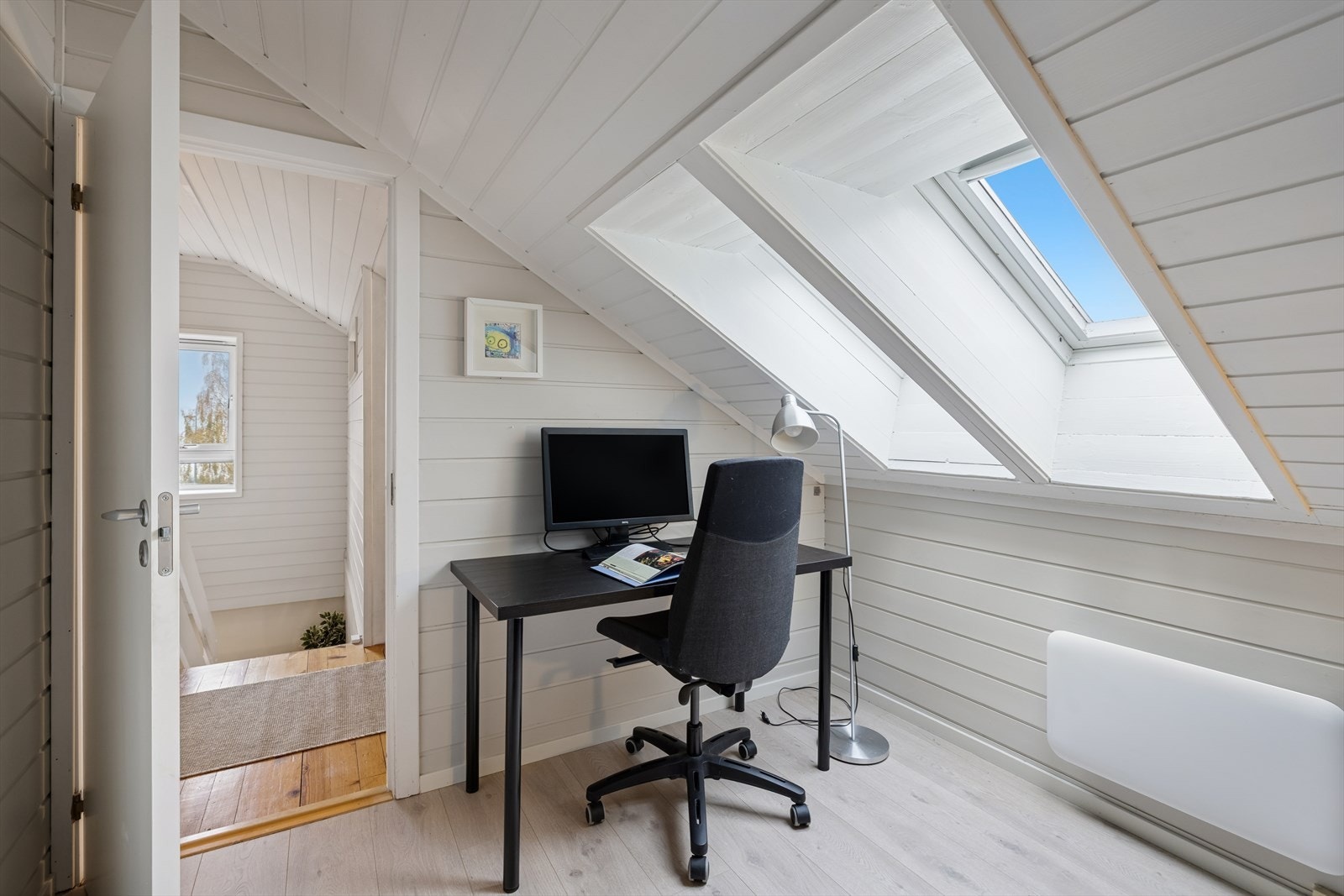 Innredet soverom på loftetasjen. Galleribilde