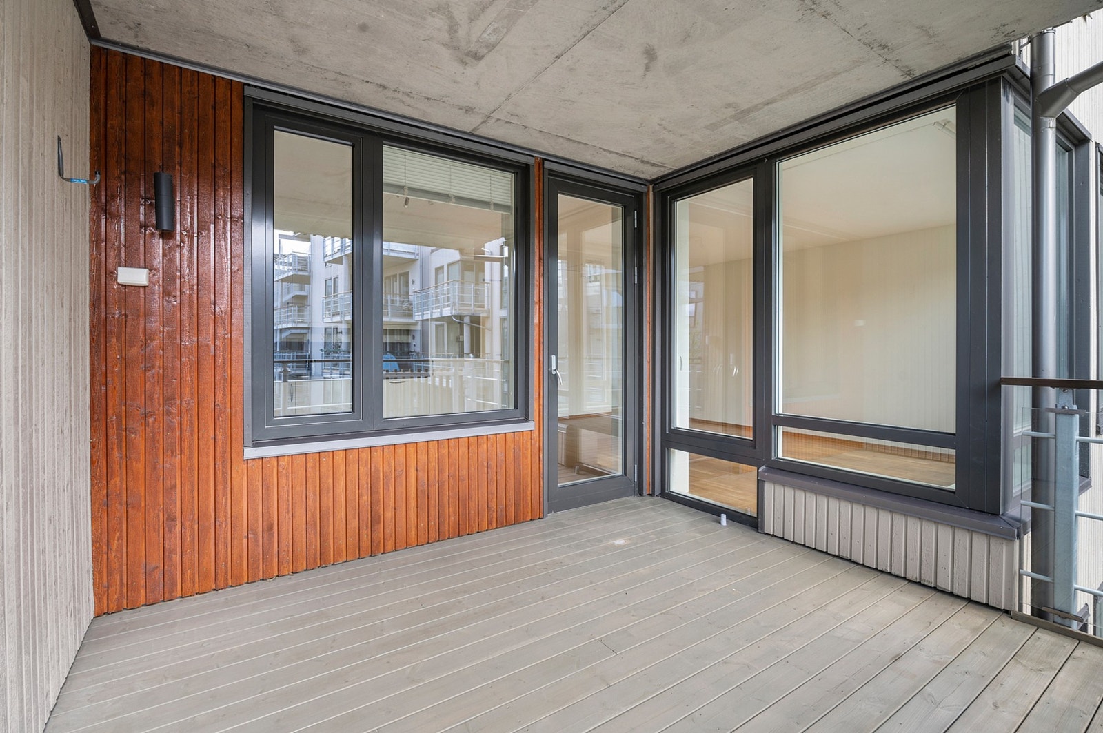 Balkong på 11,5 kvm. Galleribilde