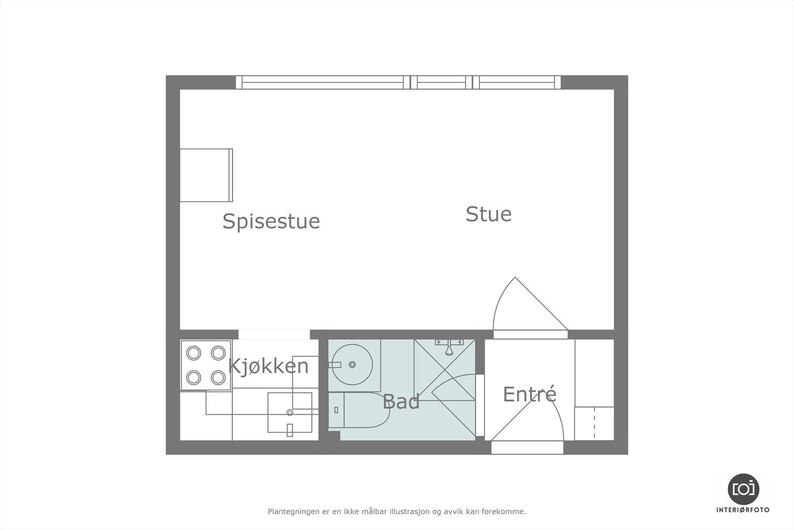 Plantegning Galleribilde