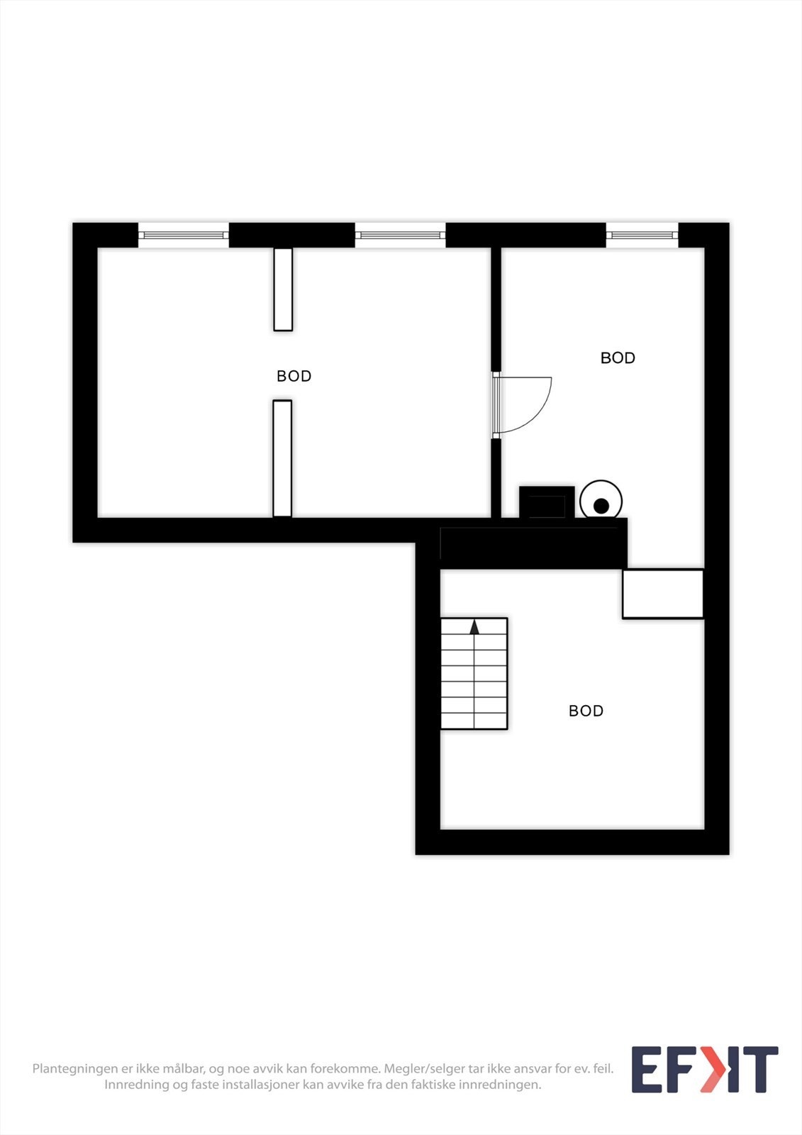 Plantegninger kjelleretasje Galleribilde