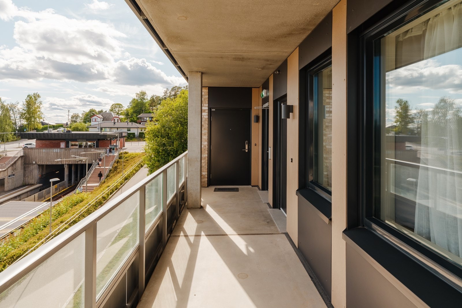 Inngangsparti tilknyttet felles oppgang. Galleribilde