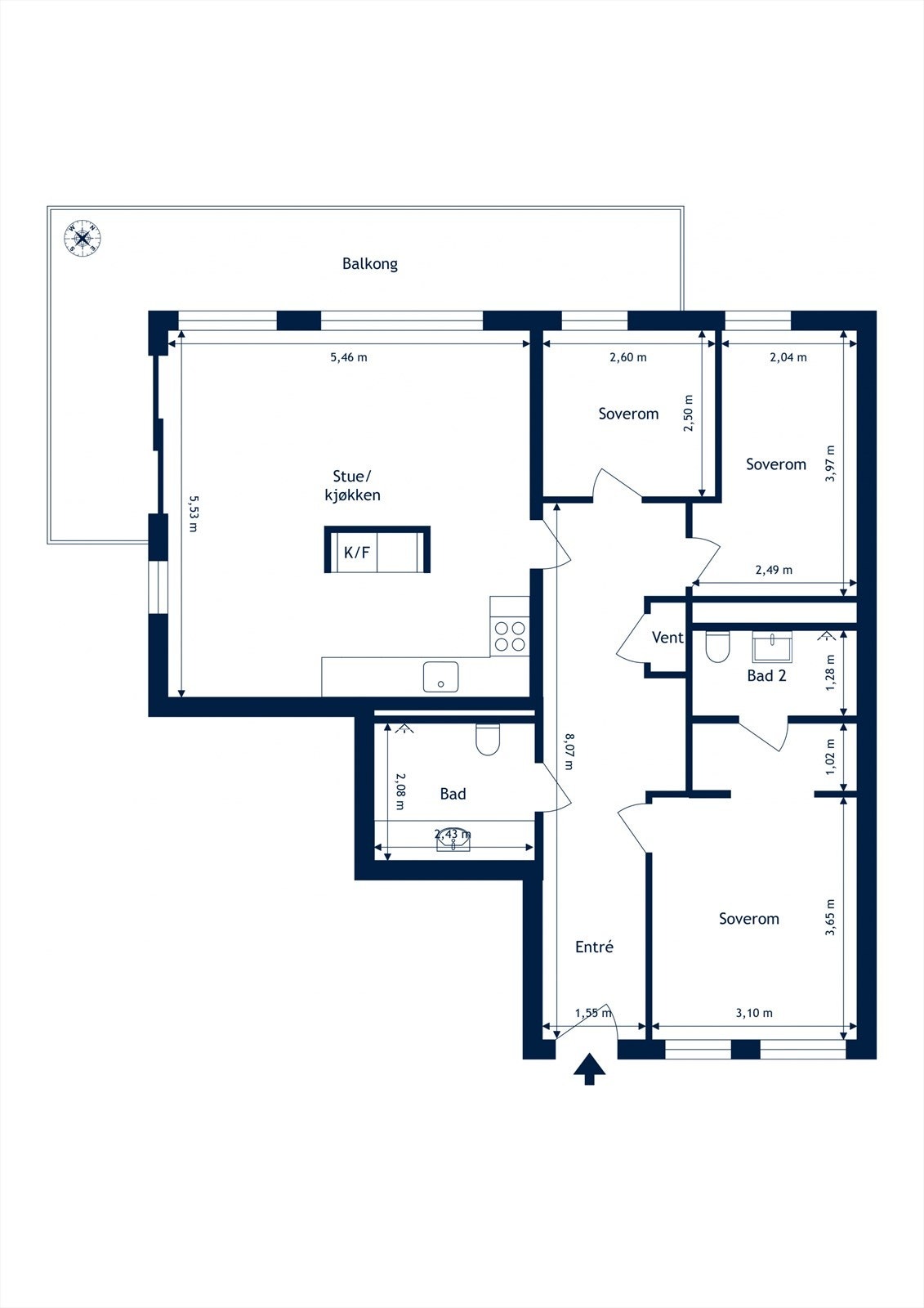 Plantegning. Galleribilde