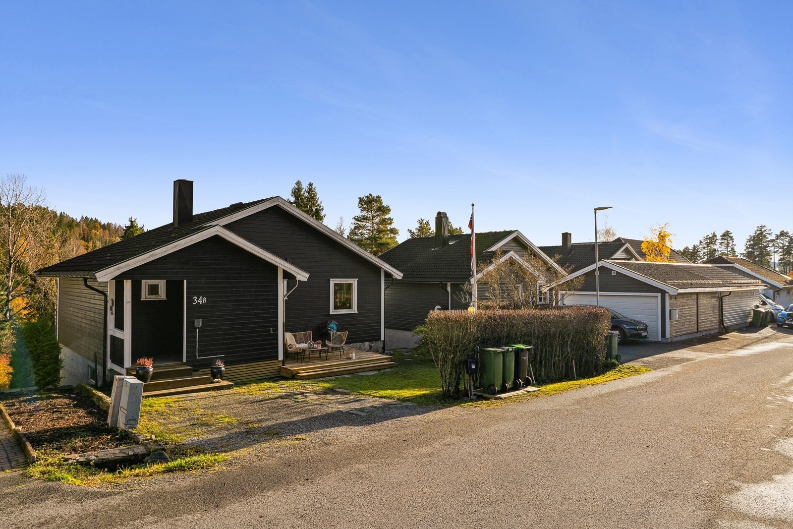 Her bor du innerst i blindvei med flotte turområder rett utenfor døren Galleribilde