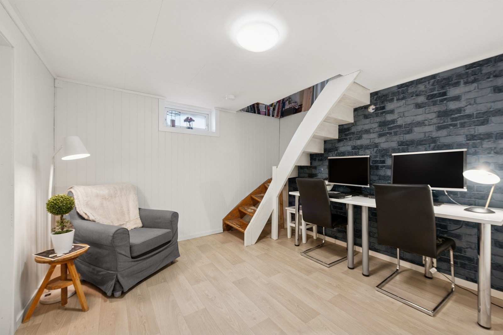 Innredet trapperom Galleribilde