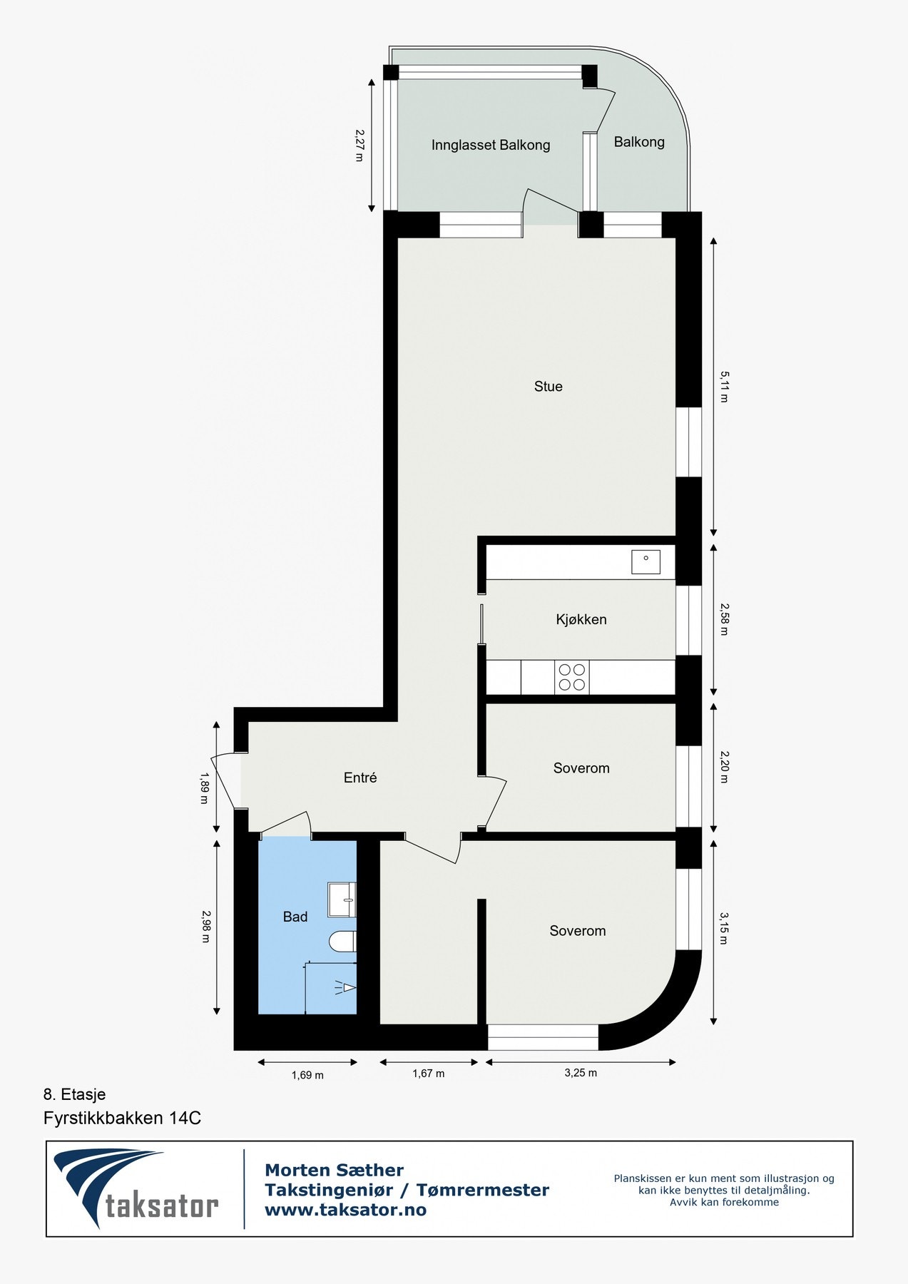 Planskisse. Galleribilde