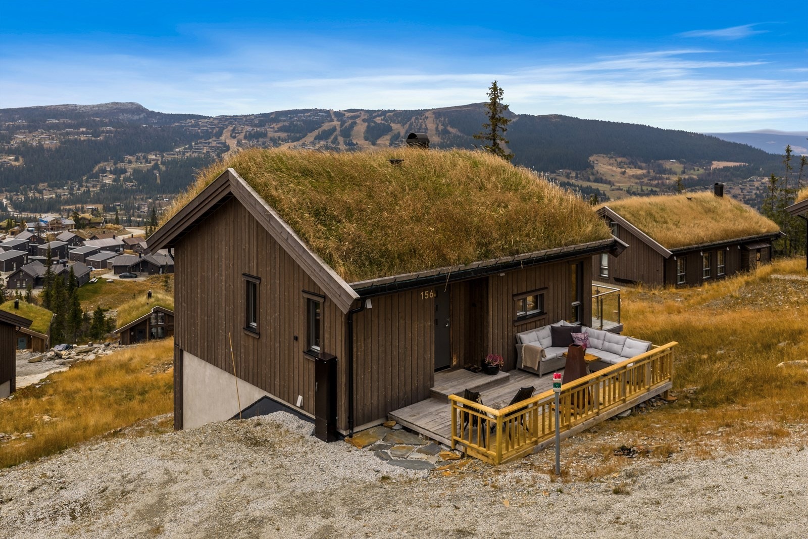 Parkeringsmuligheter ved eiendommen. Galleribilde