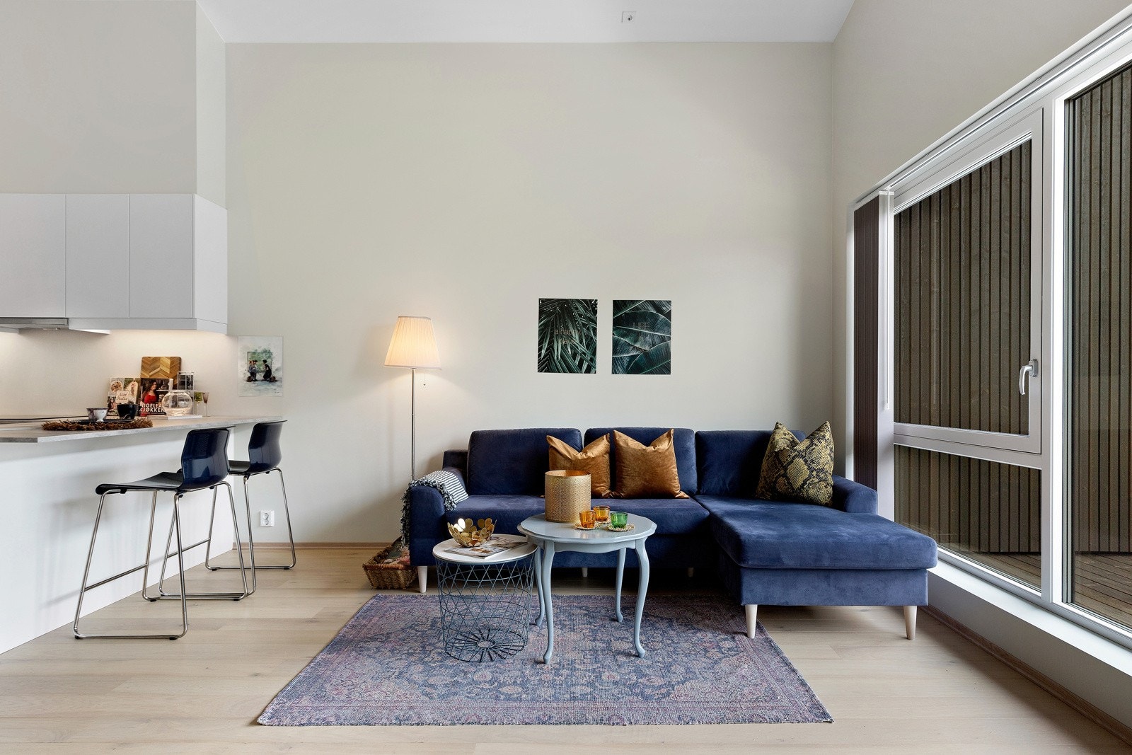 Fra stuen er det utgang til den romslige balkongen Galleribilde