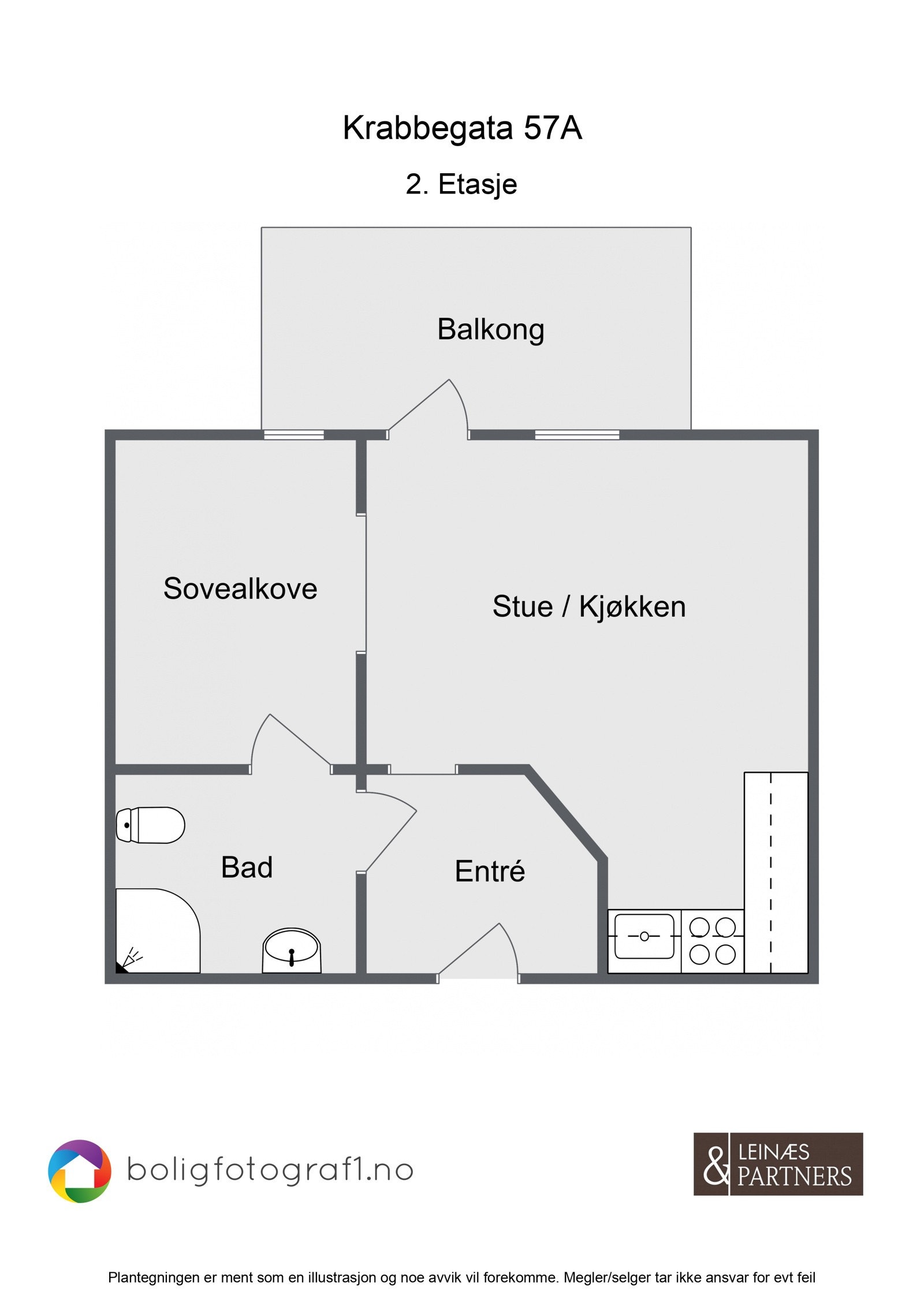 Plantegning Galleribilde