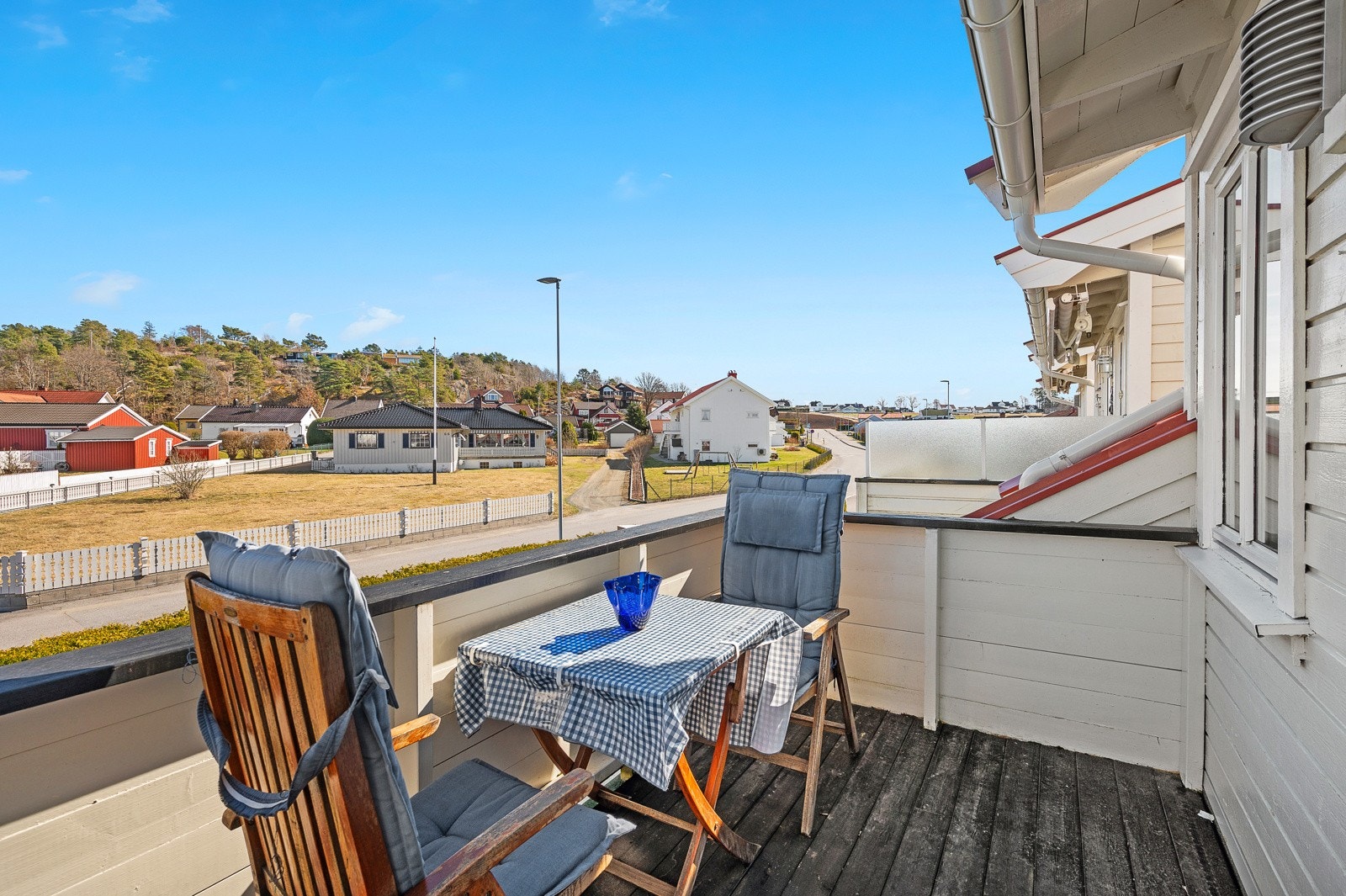 Balkongen gir et ekstra "oppholdsrom" sommerstid Galleribilde