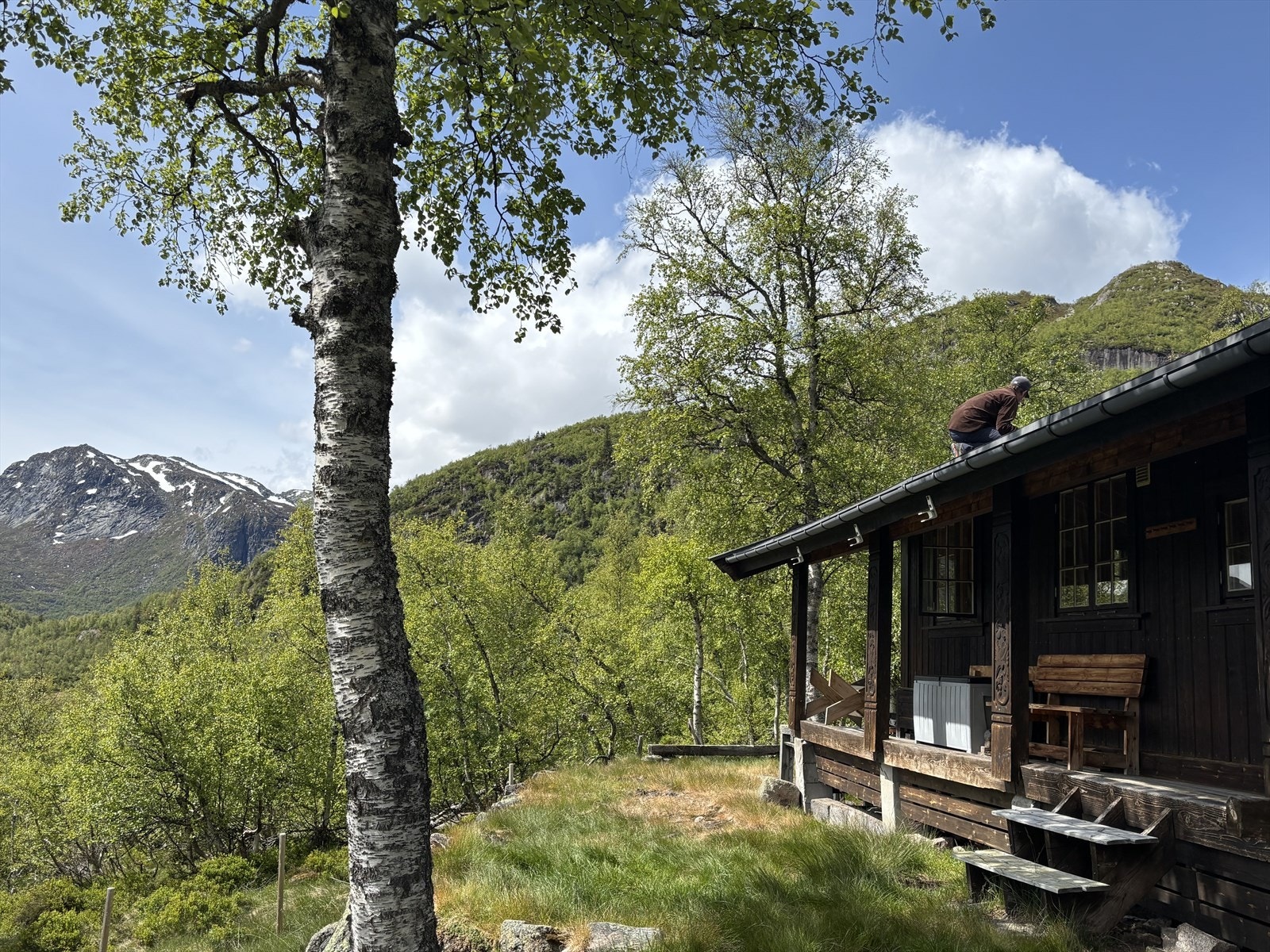 Stemningsbilde av selger Galleribilde