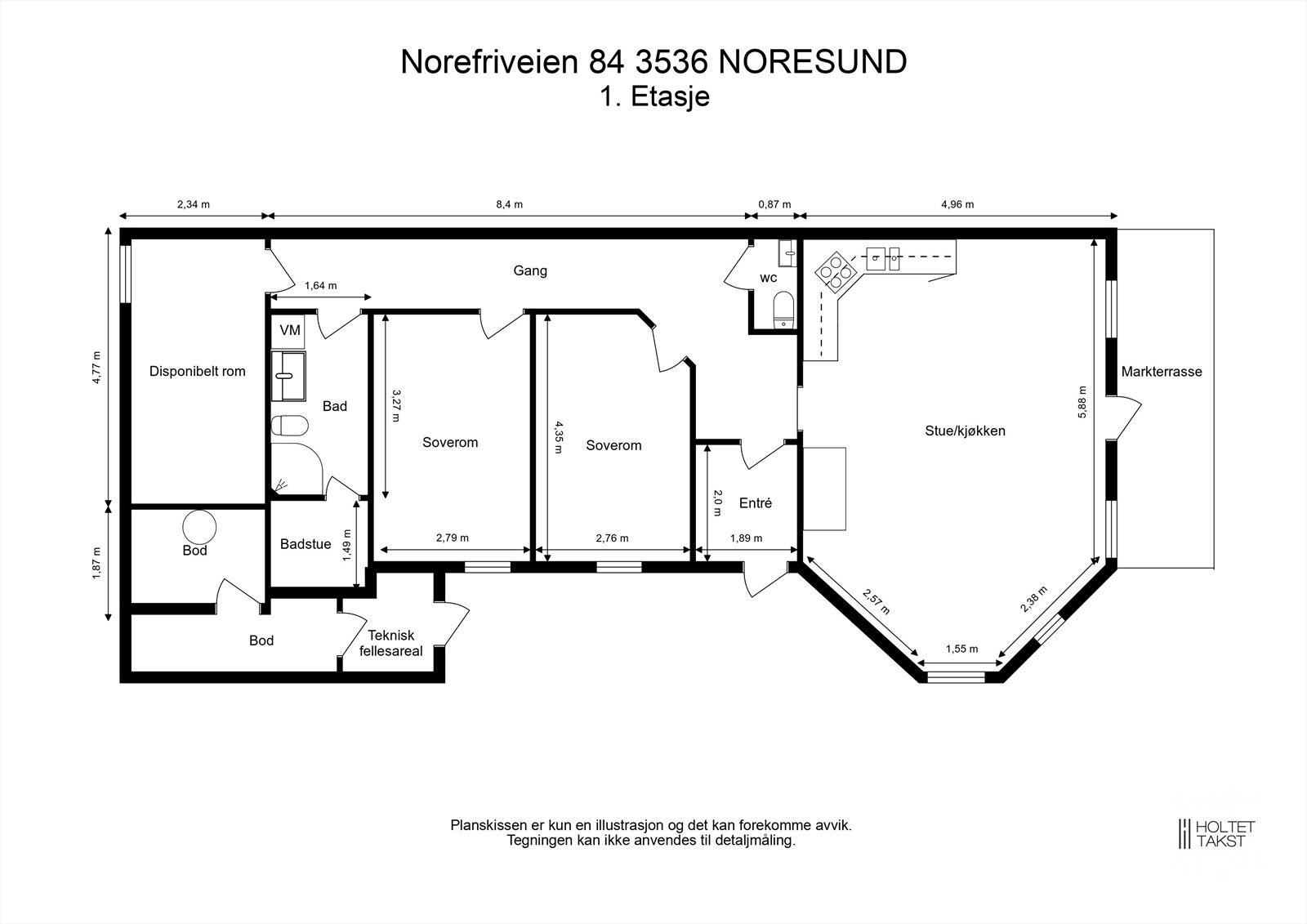 Plantegning Galleribilde