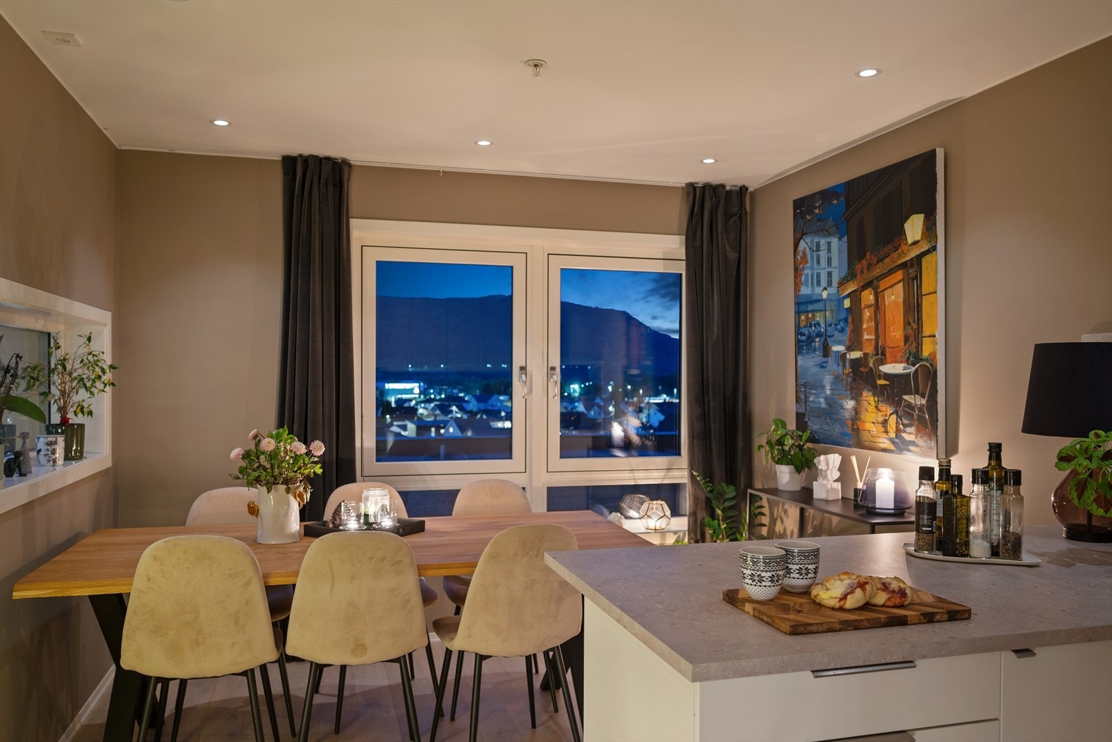 Kveldsstemning. Galleribilde