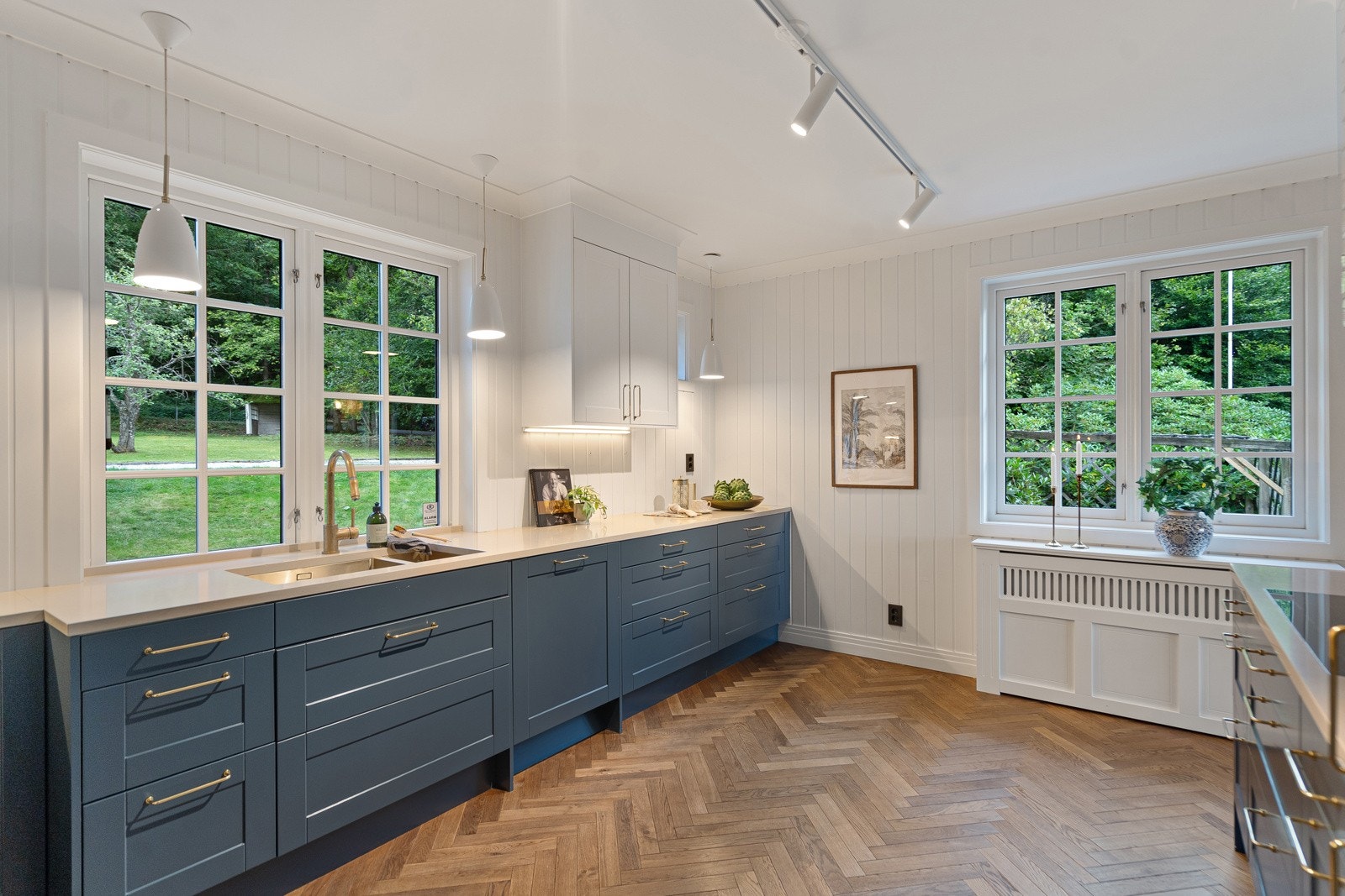 Fiskebens parkett Galleribilde