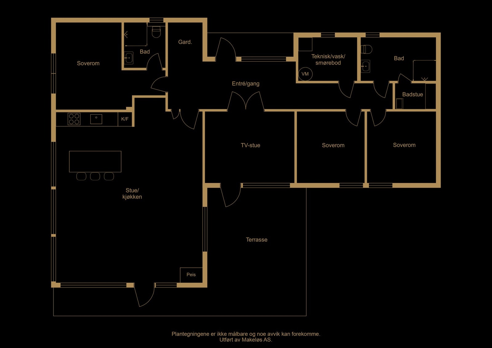 Plantegning - illustrasjon, avvik kan forekomme Galleribilde