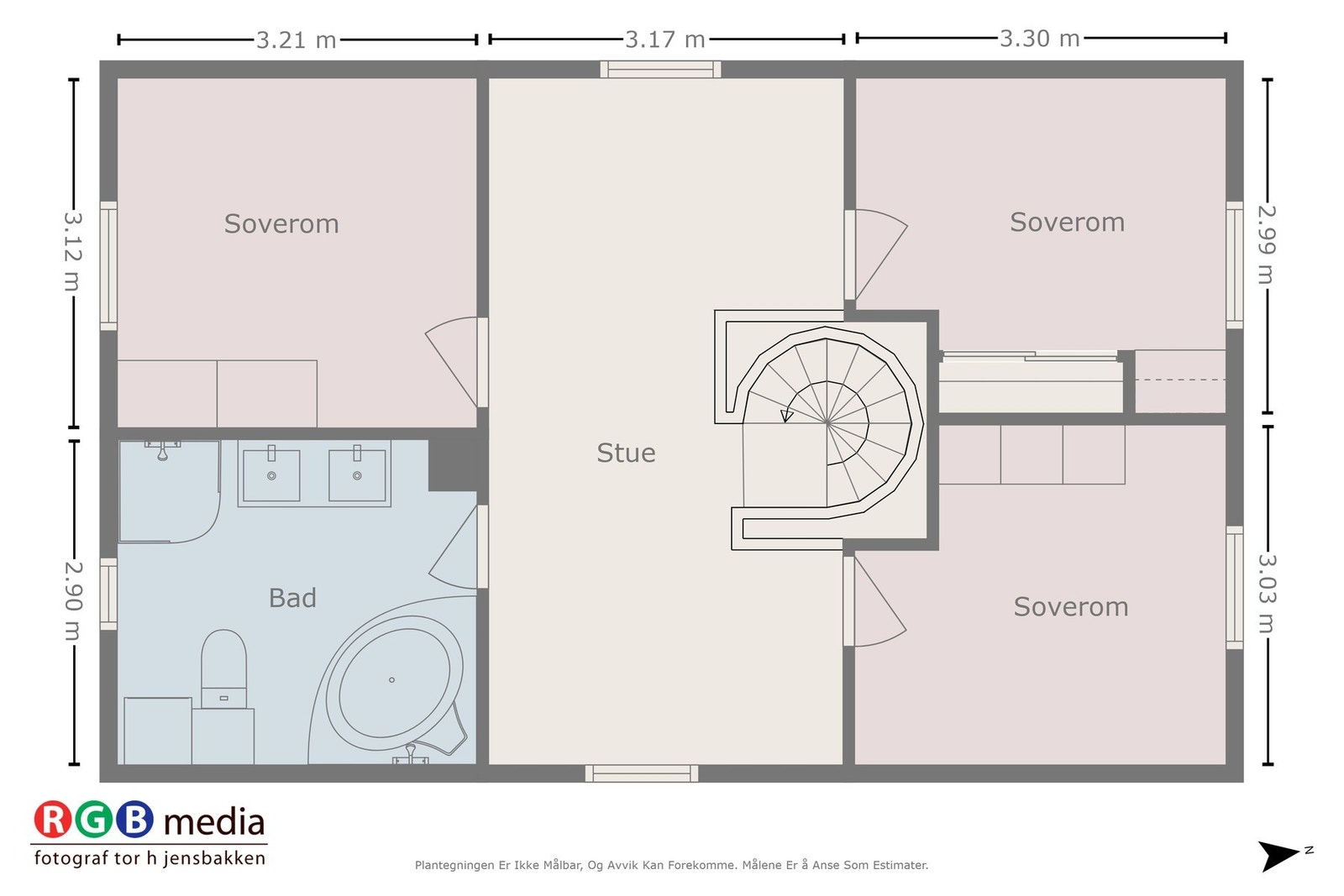 Plantegning 2. etasje. Galleribilde