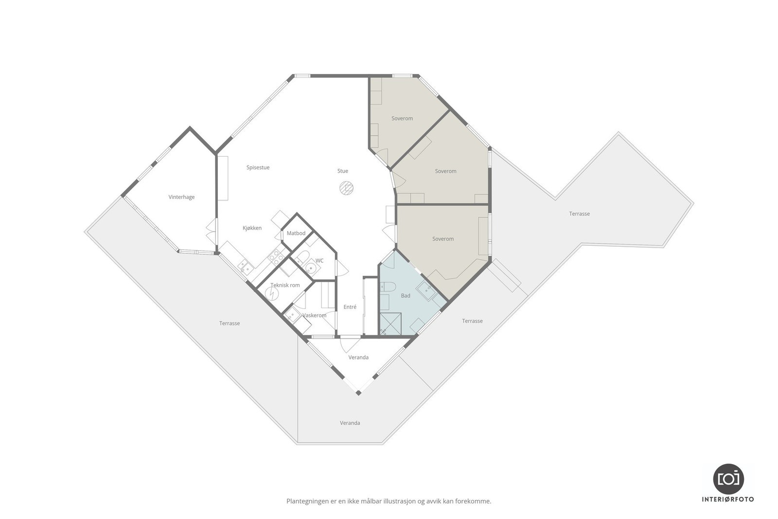 Se på dette avtrykket her da! En oktogon! Du har ikke sett maken. Galleribilde