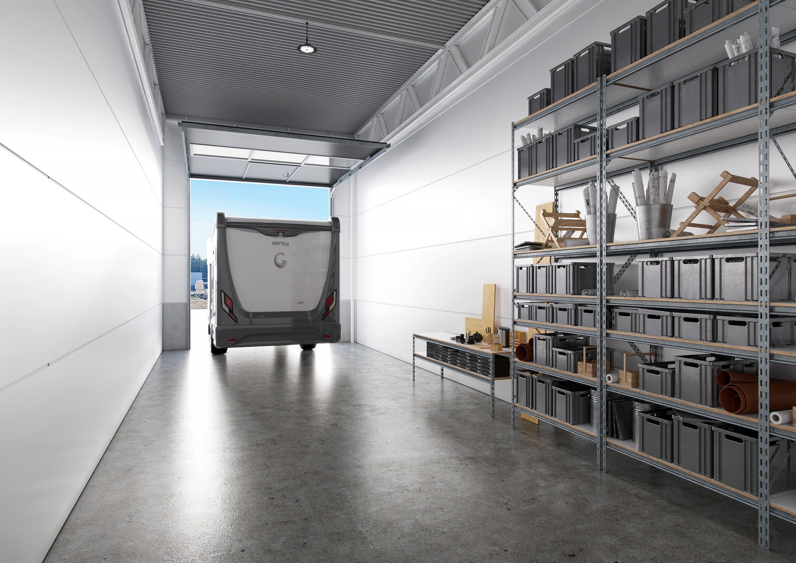 Eksempel lagerseksjon Galleribilde