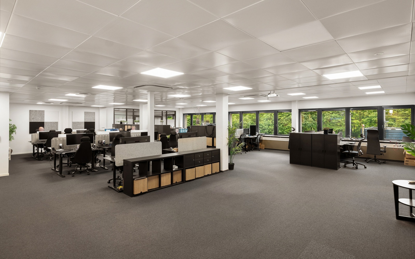 Fleksible kontorlokaler med plass til ca 40 personer i åpent landskap Galleribilde