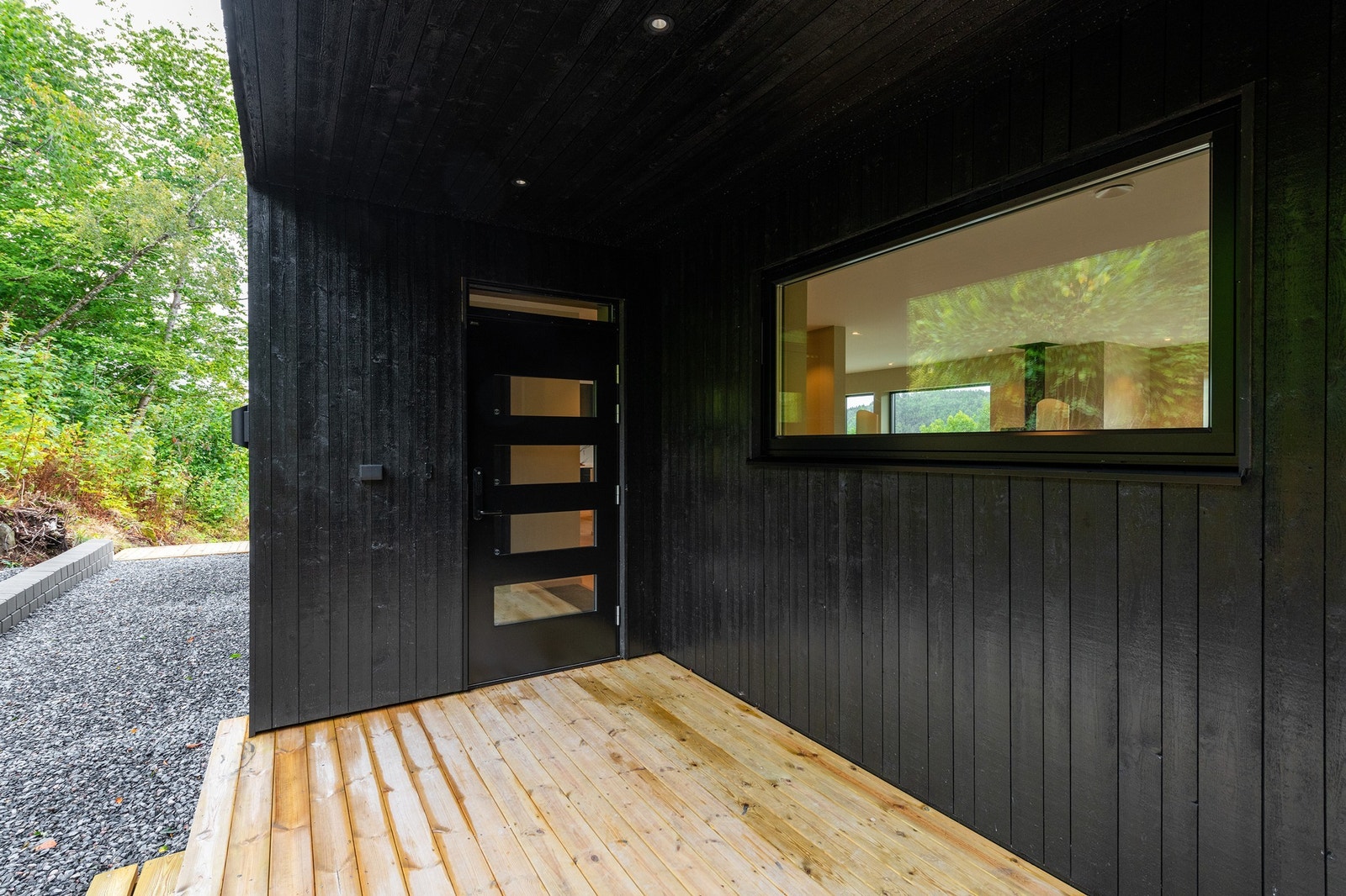 Overbygd inngangsparti Galleribilde