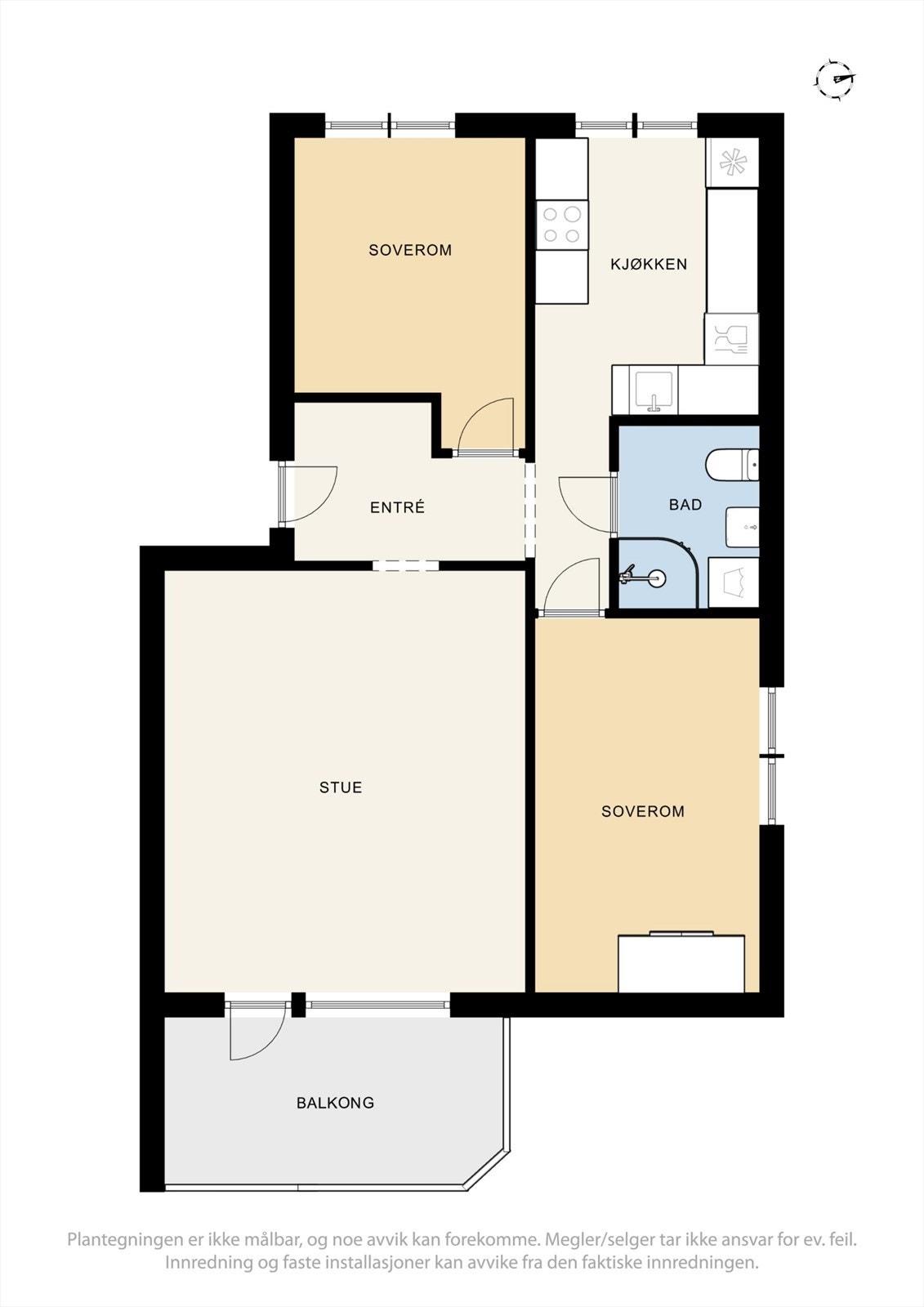 Plantegning Galleribilde