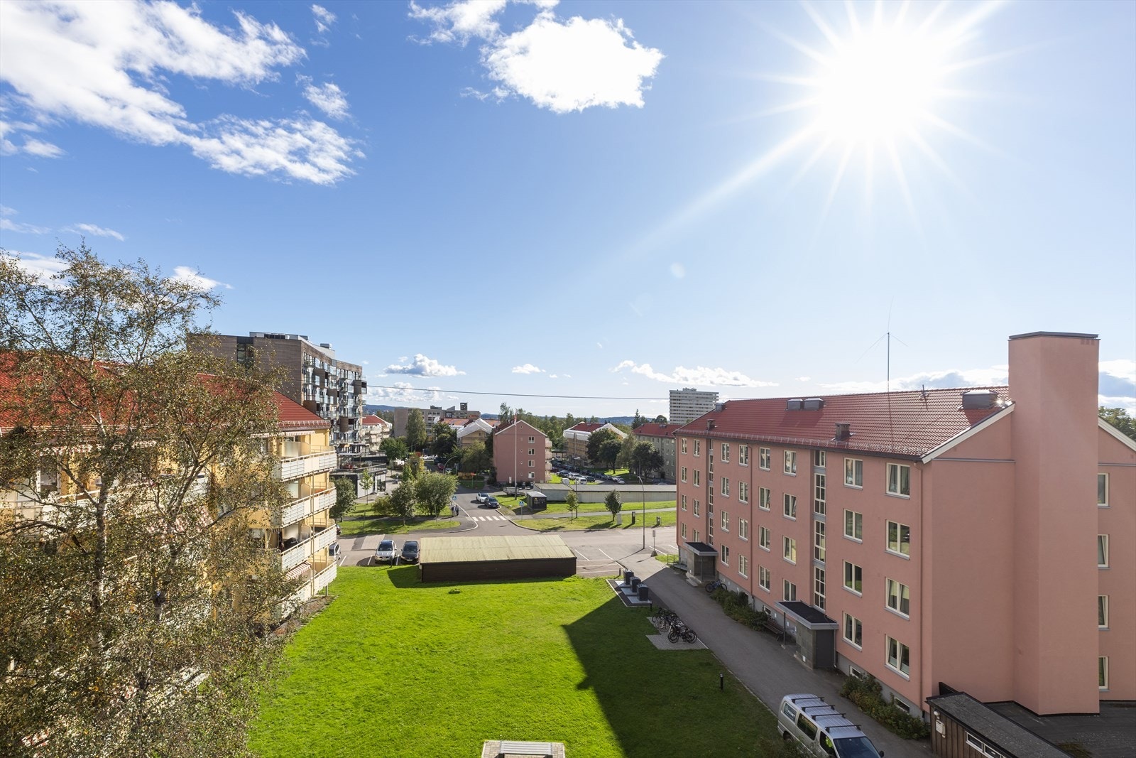 Herlig utsikt fra balkongen! Galleribilde