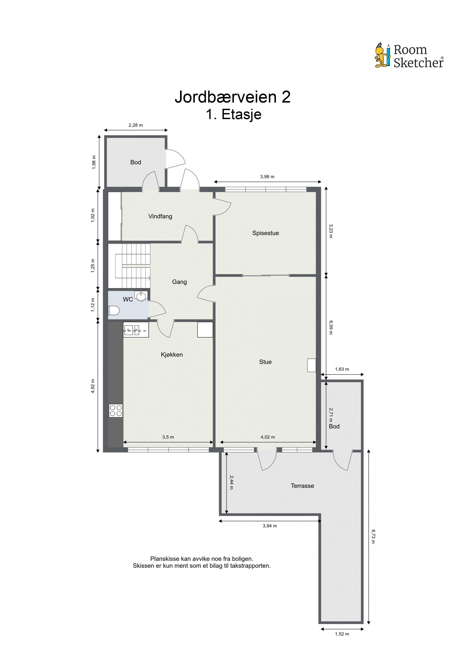 Plantegning - 1. Etasje Galleribilde