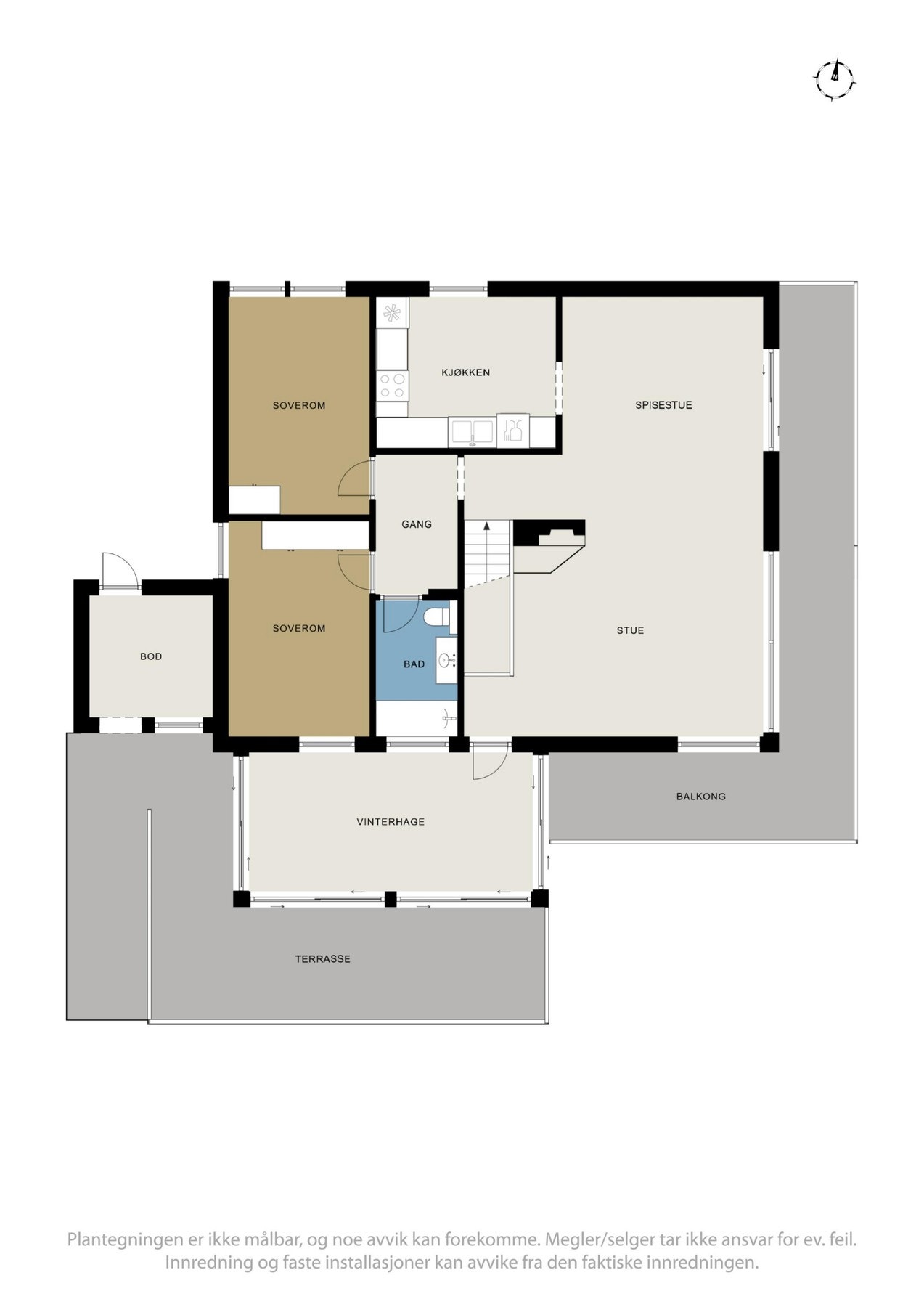 Plantegning Galleribilde